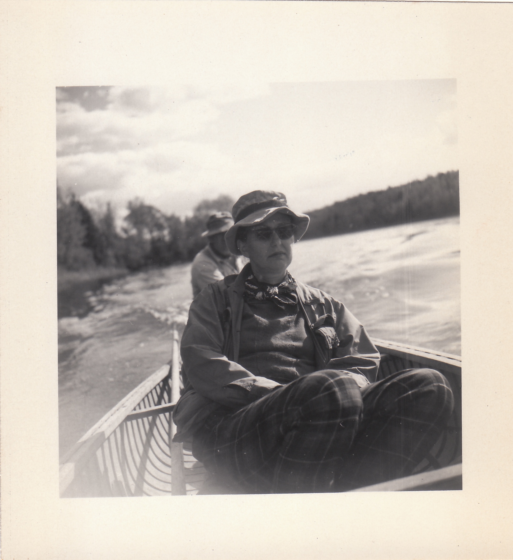 Libby Corzine in 1947. Author, Men and their Mountains and The Madness of Machines. Saginaw_3, February 2015, found photo, 2.75 x 3"