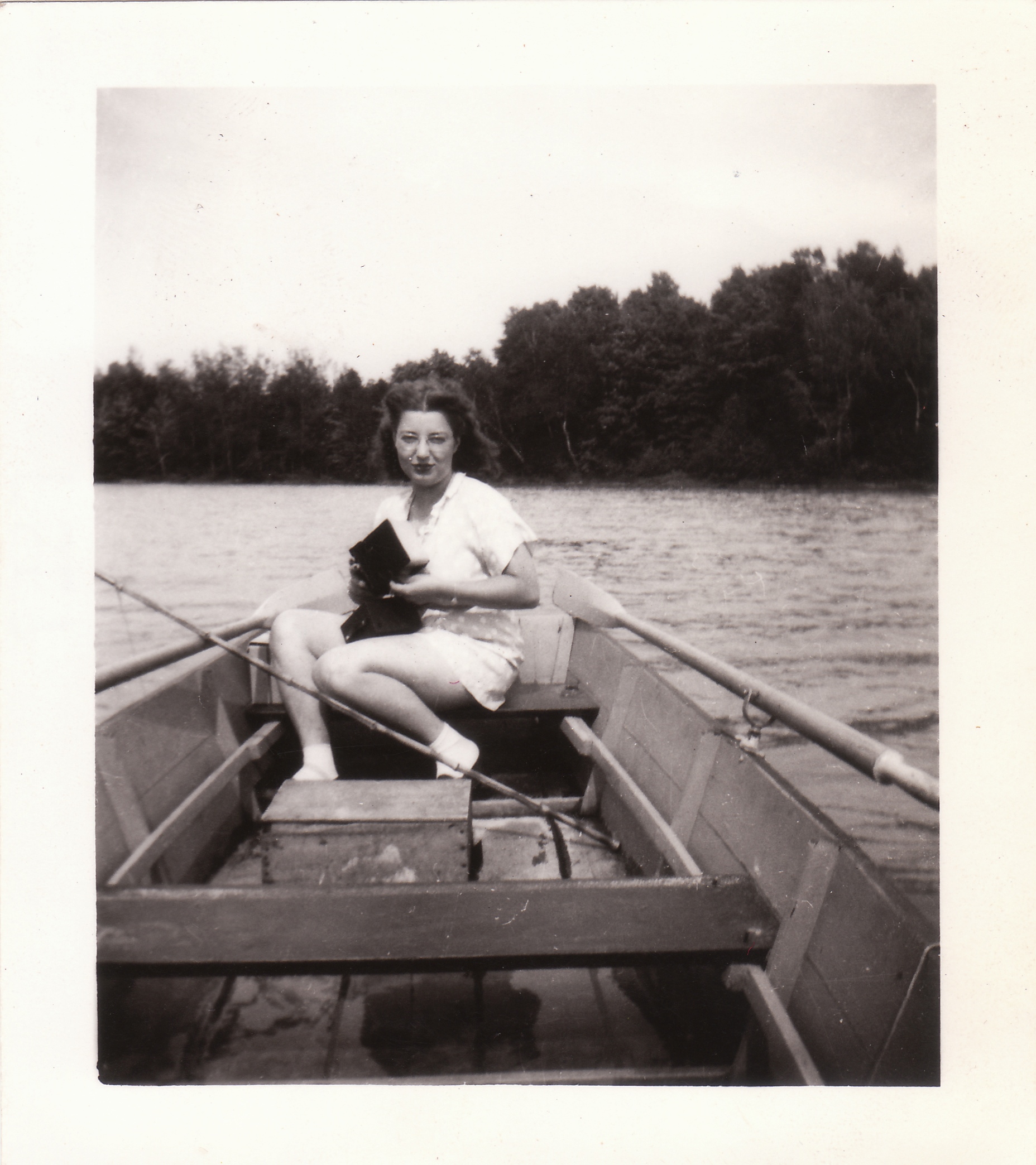 Candice Thaler, 1948, author, A Stranger Proper and Hope Grows Fondler Saginaw_8, February 2015, found photo, 3-1/2 x 3-1/8"