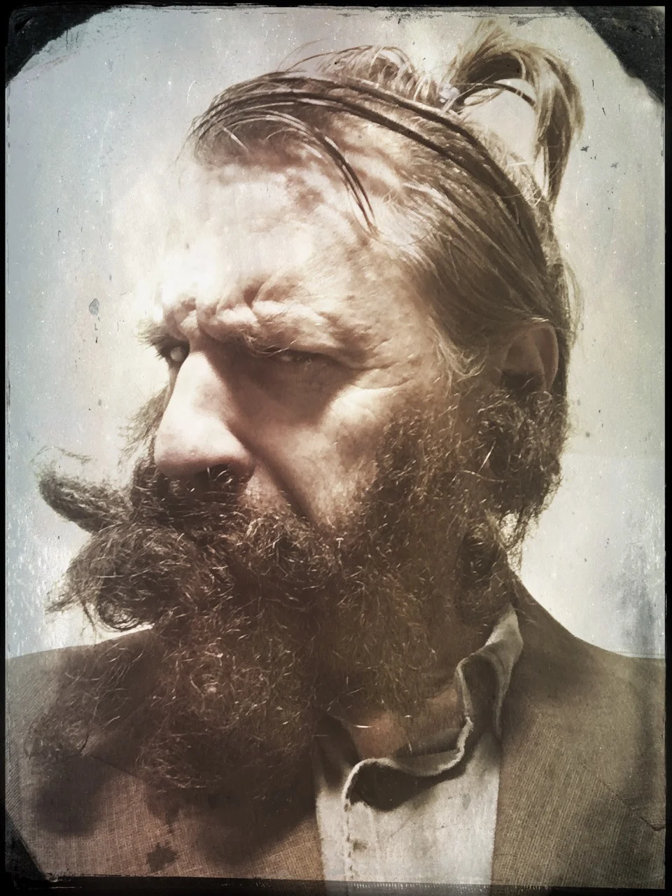 Mads Auto-portrait, October, 2015; Copyright © Tennyson Woodbridge, 1963 to present