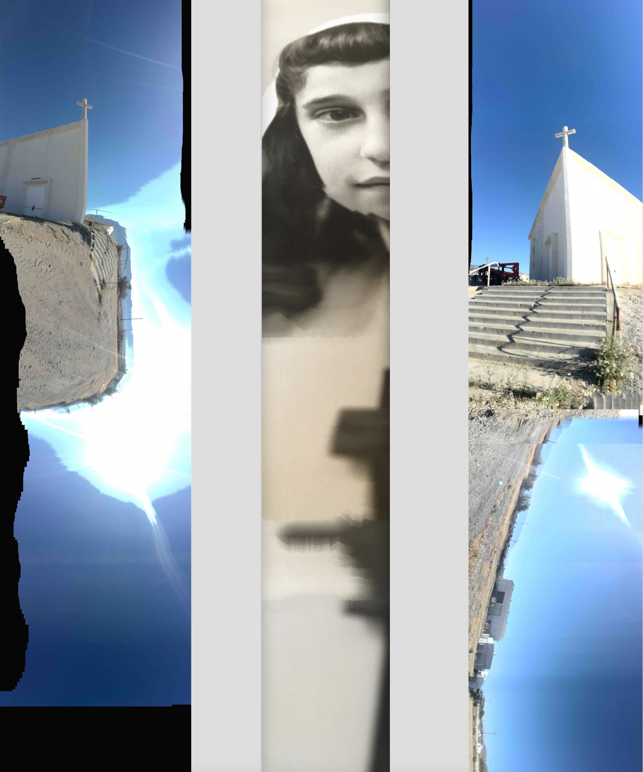 Woven in Faith (Keepers of the Now) 2016; Digital assembly; copyright © Tennyson Woodbridge, 1963 to present. All appropriation rights reserved