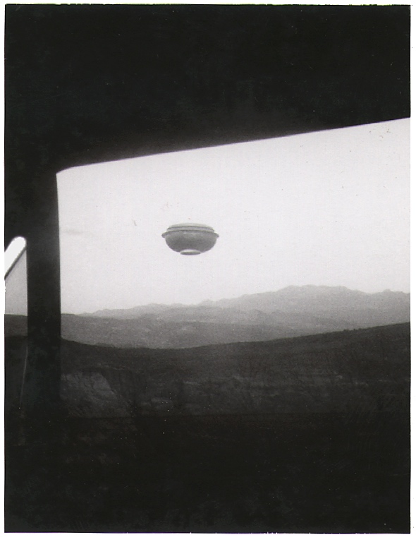 Pinto Mountains, 1990 "We all know that UFOs are real. All we need to ask is where do they come from and what do they want?" ...Apollo 14 Astronaut Captain Edgar Mitchell Special mention provenance: Nibiru - Cloak and Dagger TV