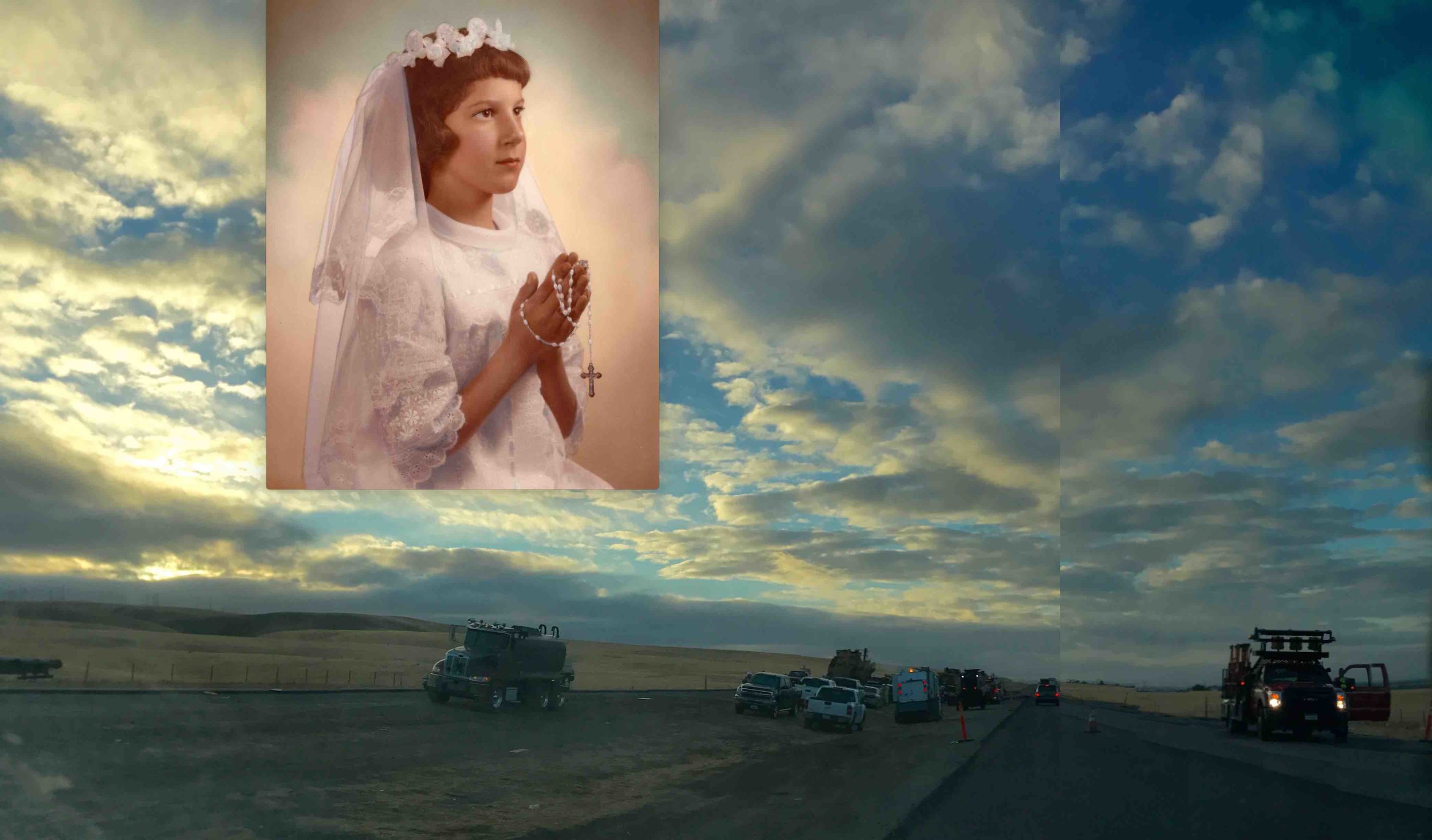 Our Lady of the Construct (or, the Patron Saint of Proposed Spending) Photograph, found photo, digital assembly, 10 October 2016 Copyright © Tennyson Woodbridge, 1963 to present. All appropriation rights reserved