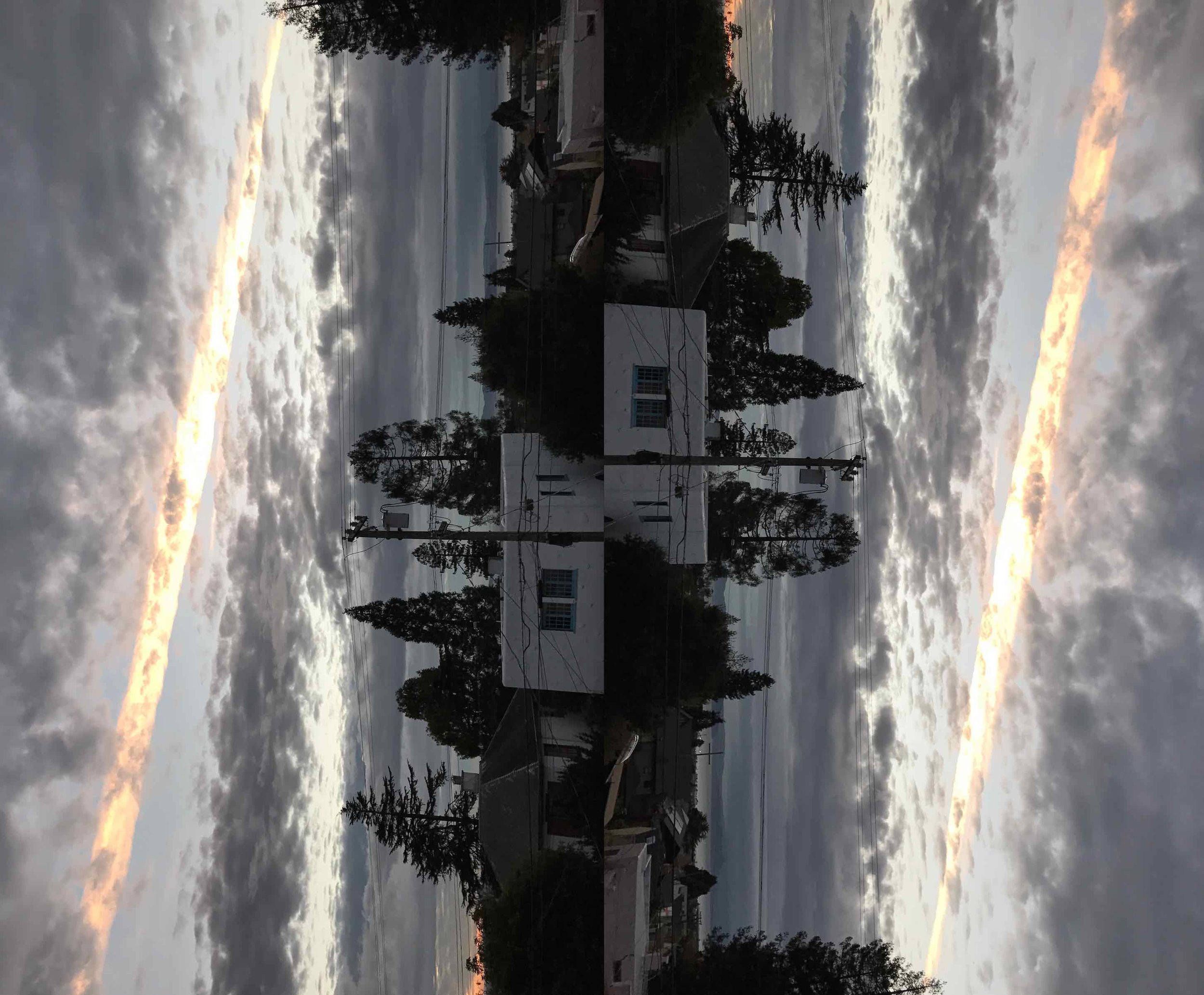 Radiant Exitance  Photograph, digital assembly, 25 October, 2016  Copyright © Tennyson Woodbridge, 1963 to present