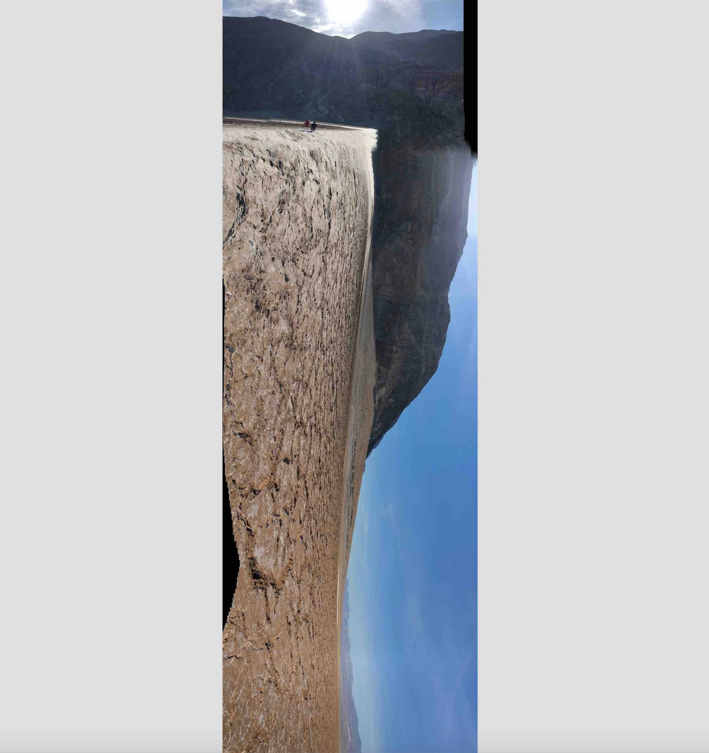 Charged Objects in the Vicinity (Badwater Basin) 5 May, 2018; 8:22AM Copyright © Tennyson Woodbridge, 1963 to present