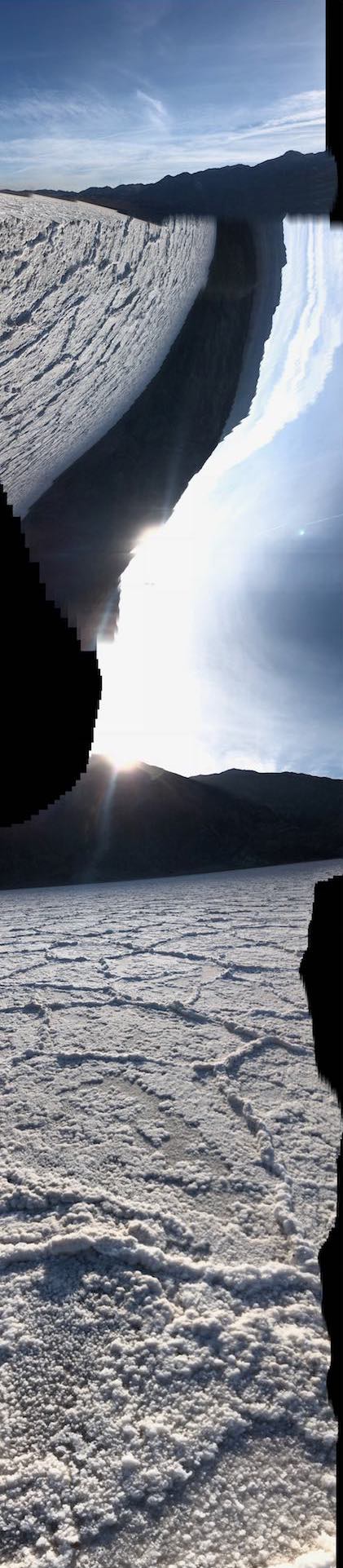 Badwater Basin 5 May, 2018; 7:26AM Copyright © Tennyson Woodbridge, 1963 to present