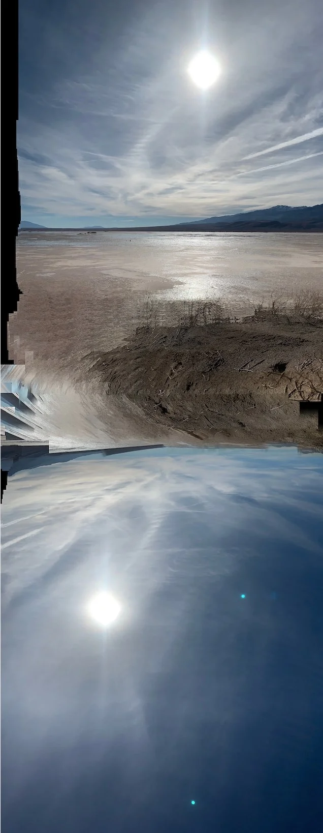 Confusion Between Flux and Flux Density Photograph, Panamint Valley, California; 19 January, 2019 Copyright © Tennyson Woodbridge, 1963 to present