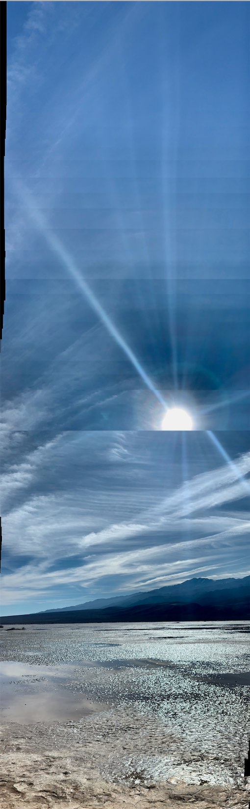 Floating Needle (discrepant event) Photograph, 19 January, 2019 Copyright © Tennyson Woodbridge, 2019