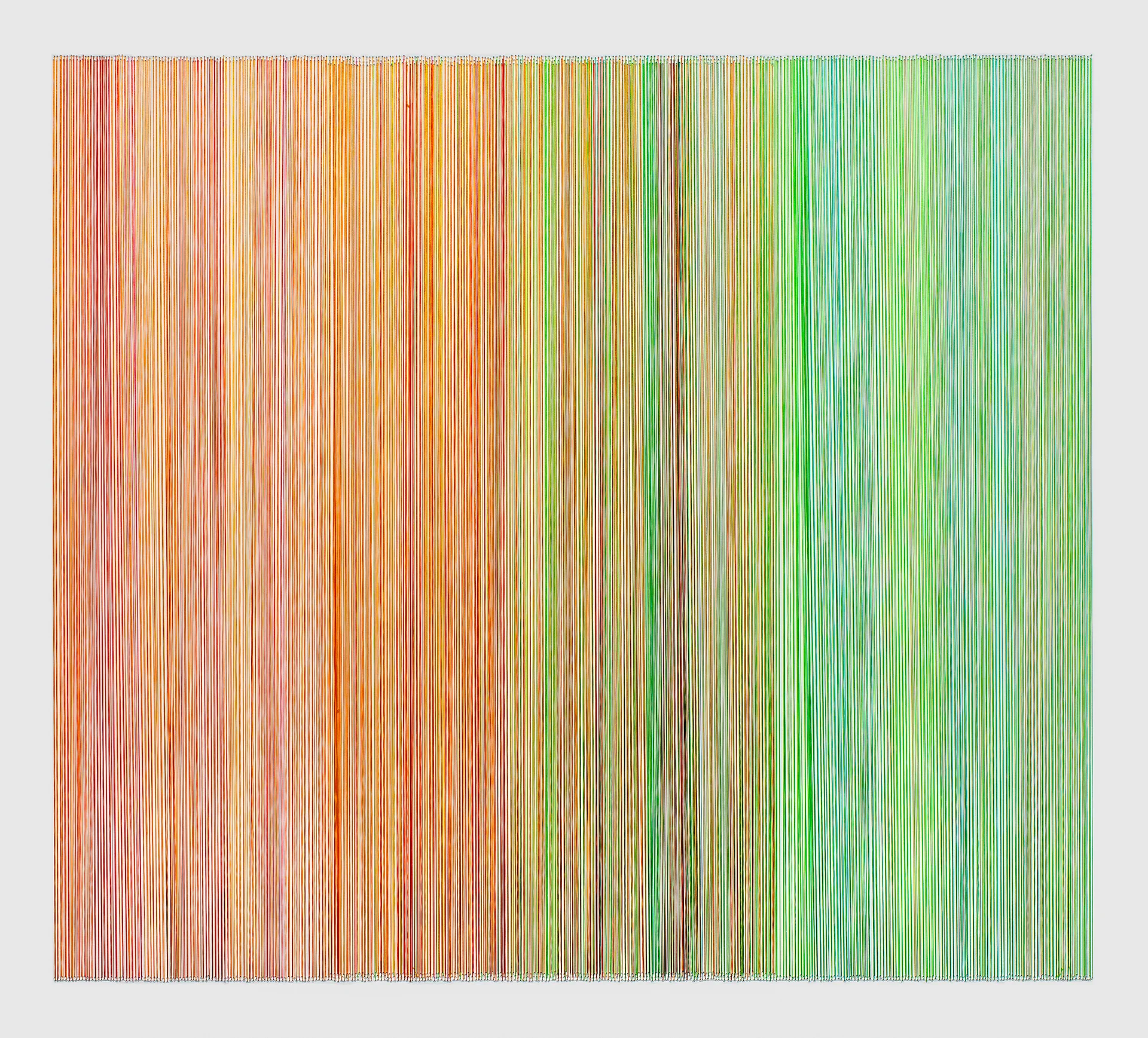thread drawing 15 2012 rayon thread 31 by 28 inches Private Collection, Fairway, KS