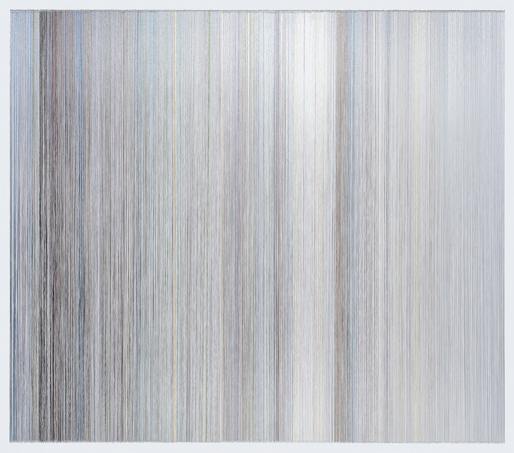 thread drawing 24 2013 rayon thread 58 by 51 inches private collection, Stanford, CA