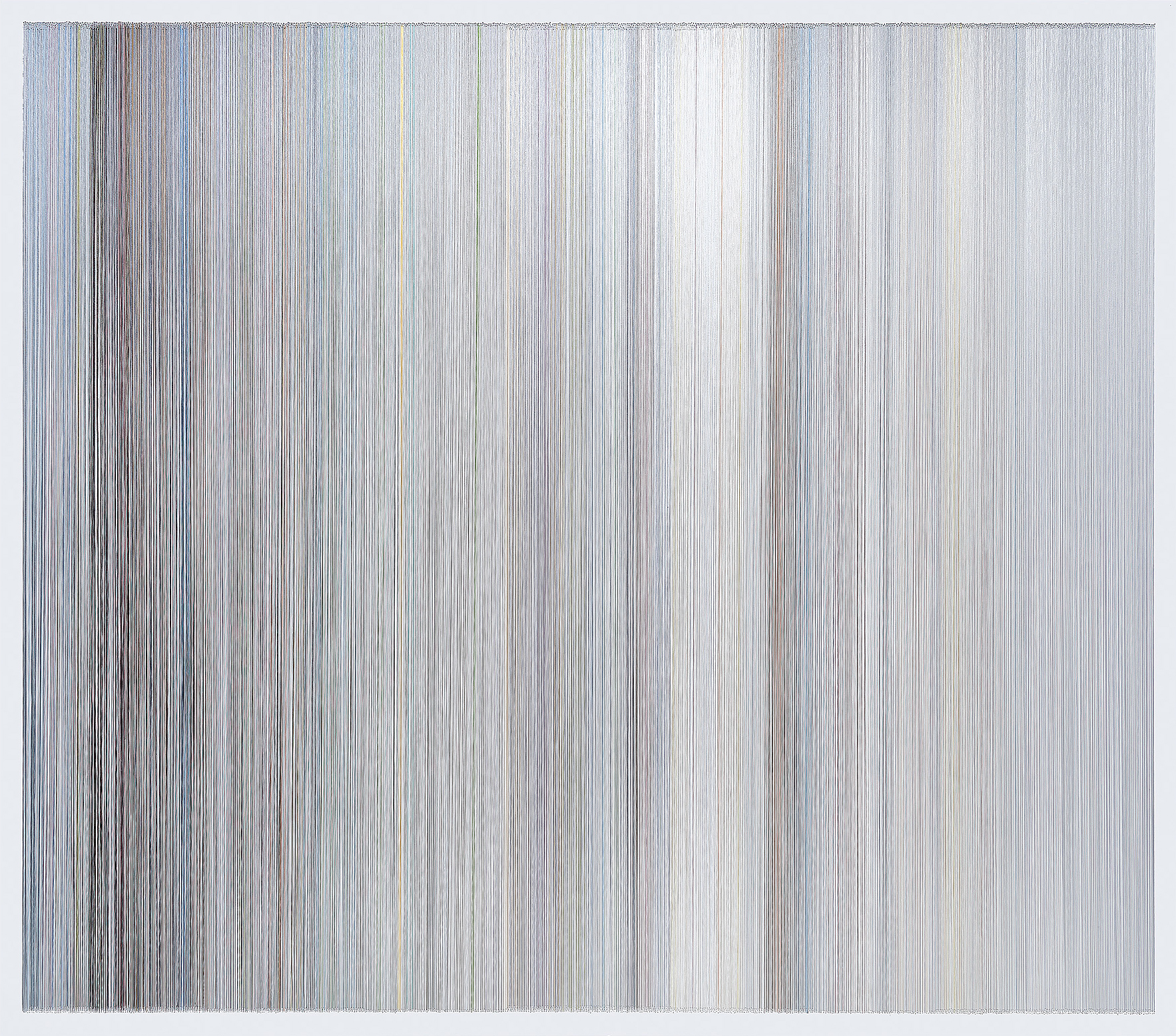    thread drawing 24   2013 rayon thread 51 x 58 inches Private Collection, Stanford, California 