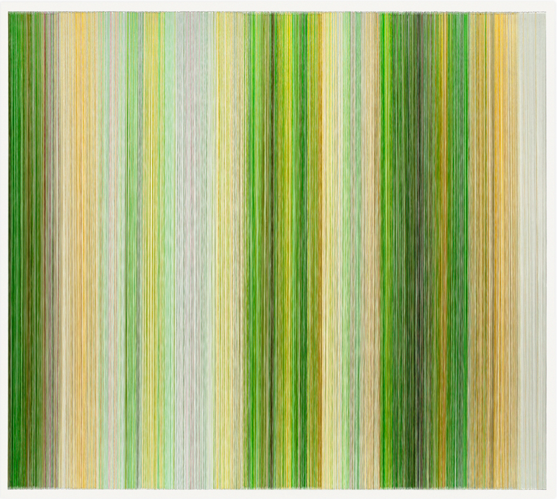    thread drawing 07   2011 rayon thread 51 x 58 inches Collection of Polsinelli Schugart, LLP, Kansas City, Missouri 
