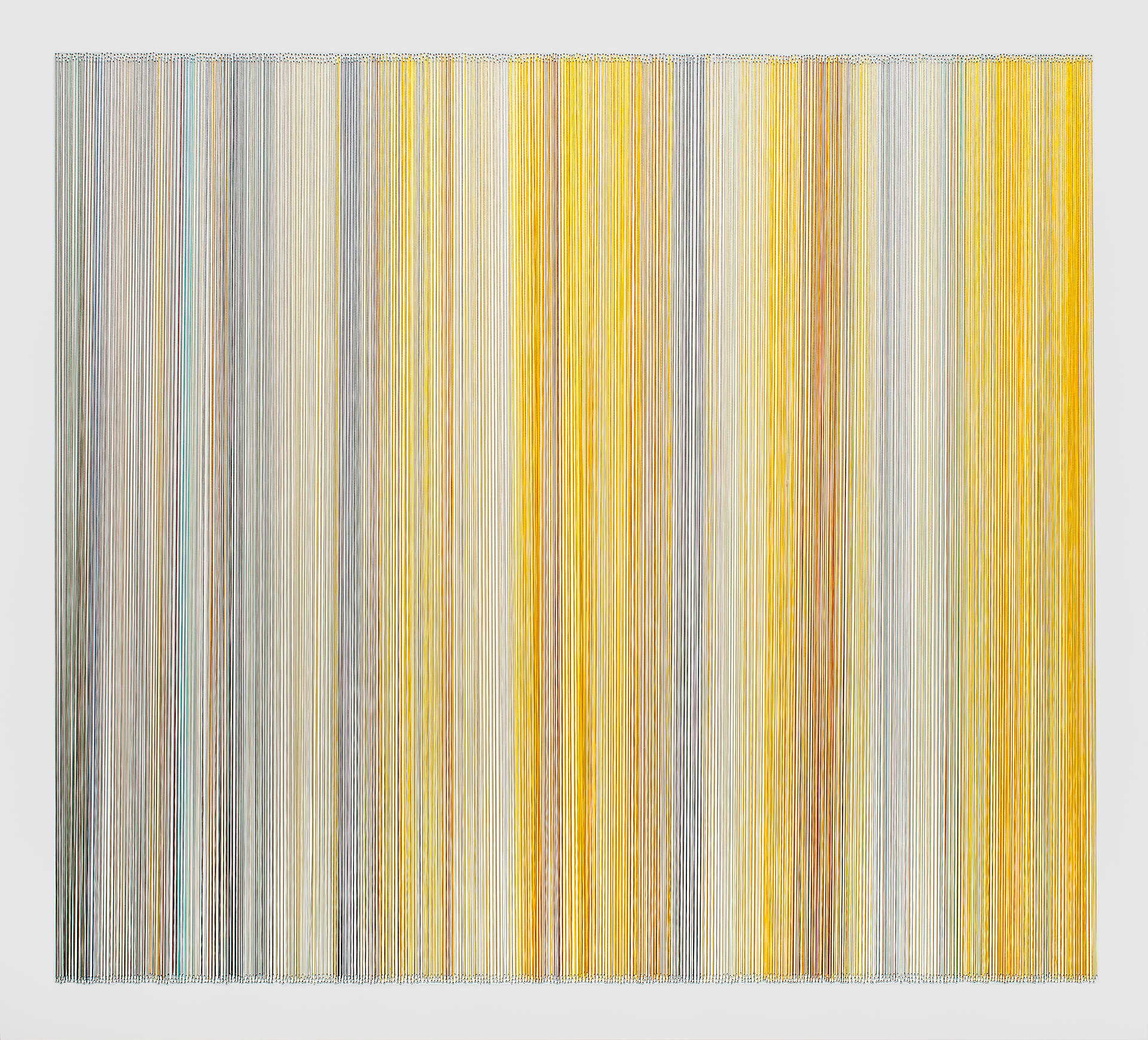    thread drawing 17   2013 rayon thread 28 x 31 inches Private Collection, Atlanta, Georgia 