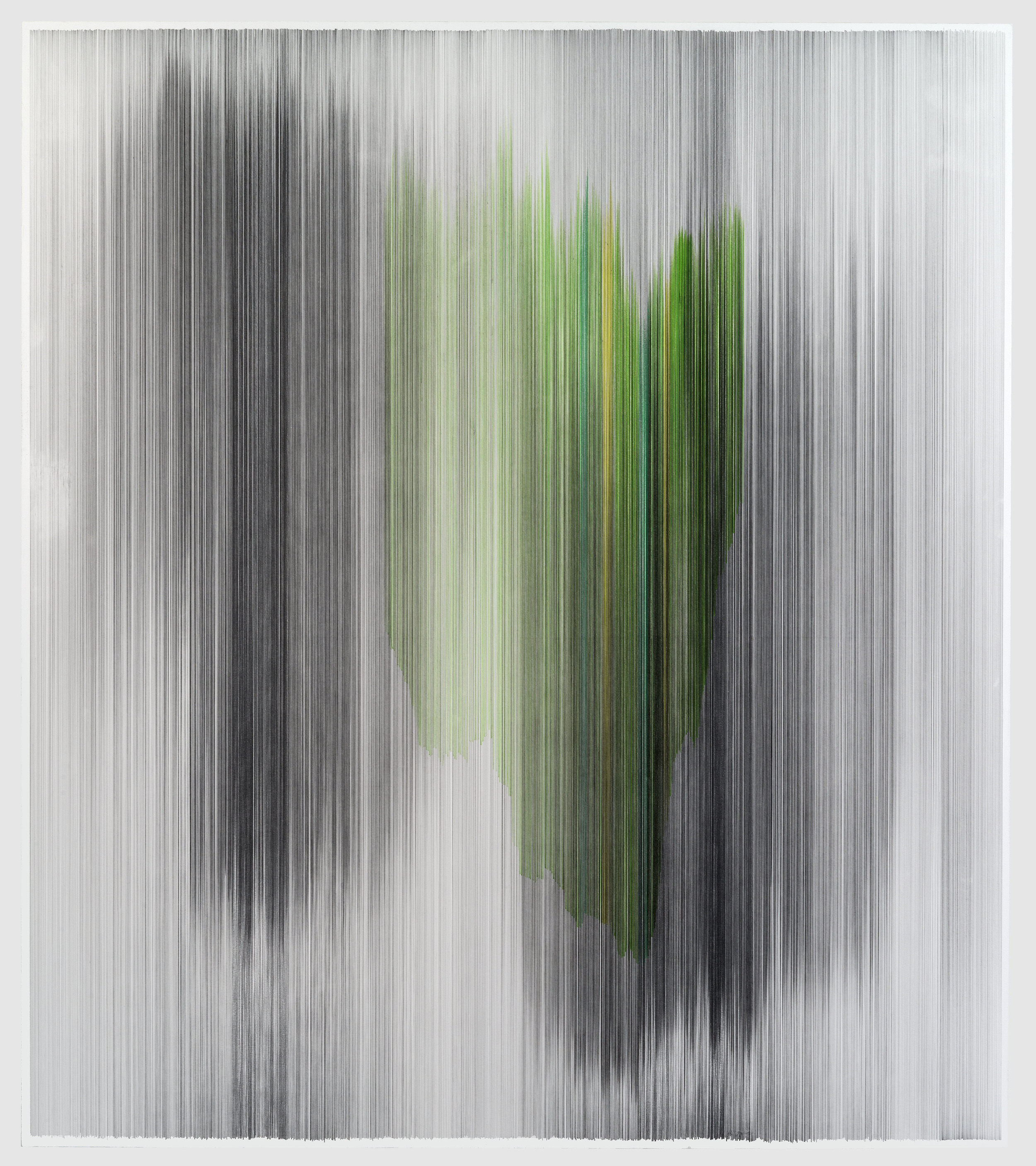    parallel 40   2013 graphite and colored pencil on mat board 58 x 51 inches Private Collection, Chicago, Illinois 