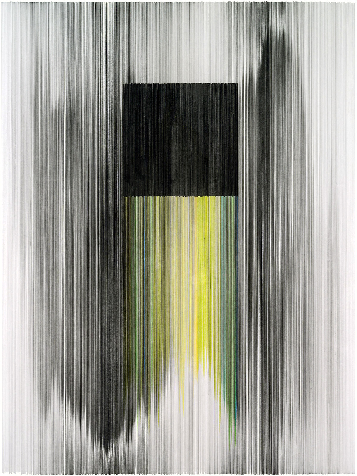 window drawing 04 2013 graphite & colored pencil on mat board 60 by 84 inches