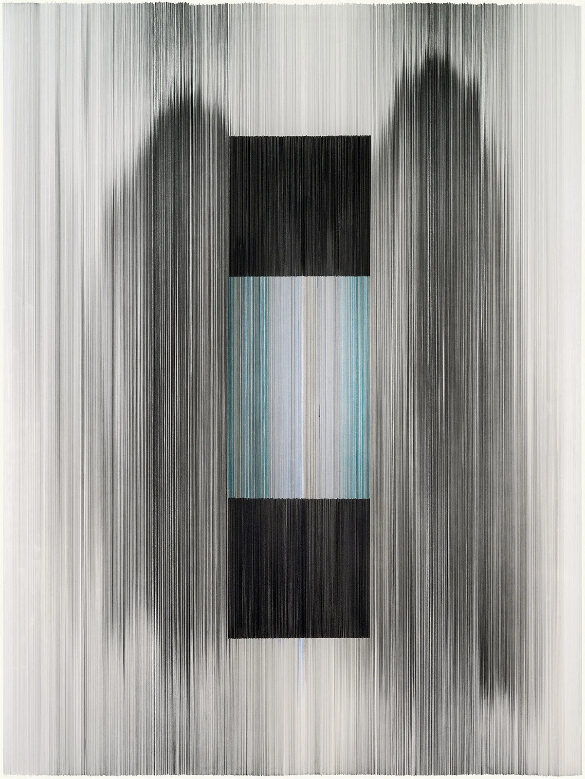 window drawing 05 2013 graphite & colored pencil on mat board 60 by 84 inches