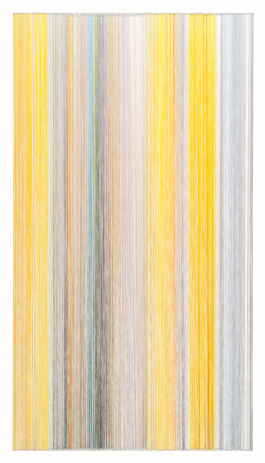    thread drawing 33   2014 rayon thread 42 x 24 inches Collection Stinson Law Firm, Kansas City, Missouri 
