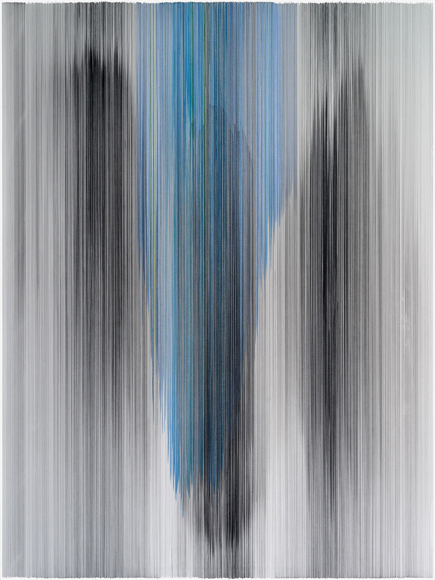 parallel 43 2014 graphite & colored pencil on mat board 60 by 80 inches