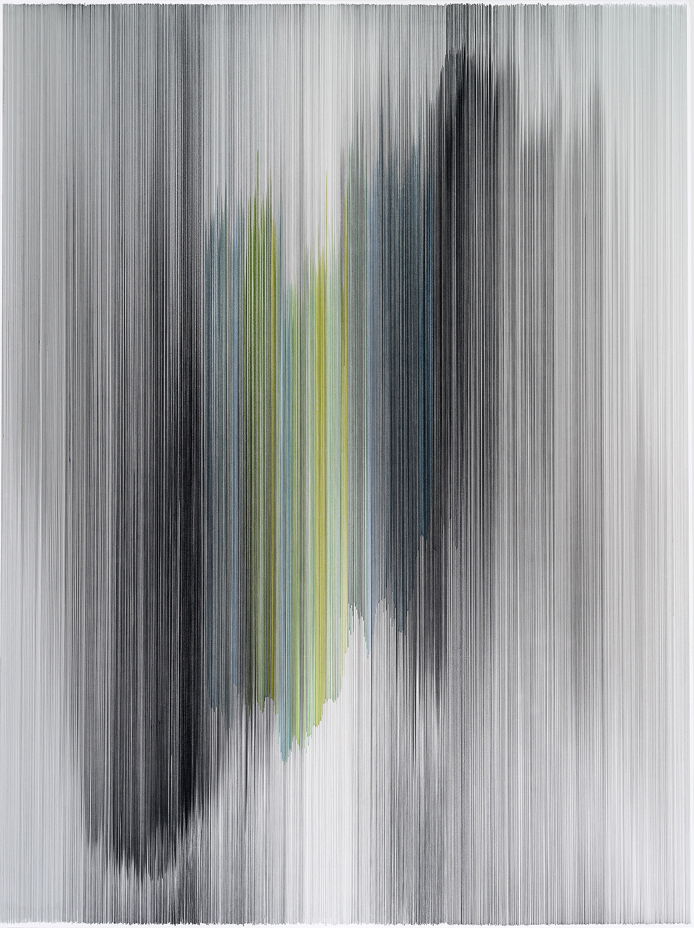    parallel 44   2014 graphite and colored pencil on mat board 80 x 60 inches 