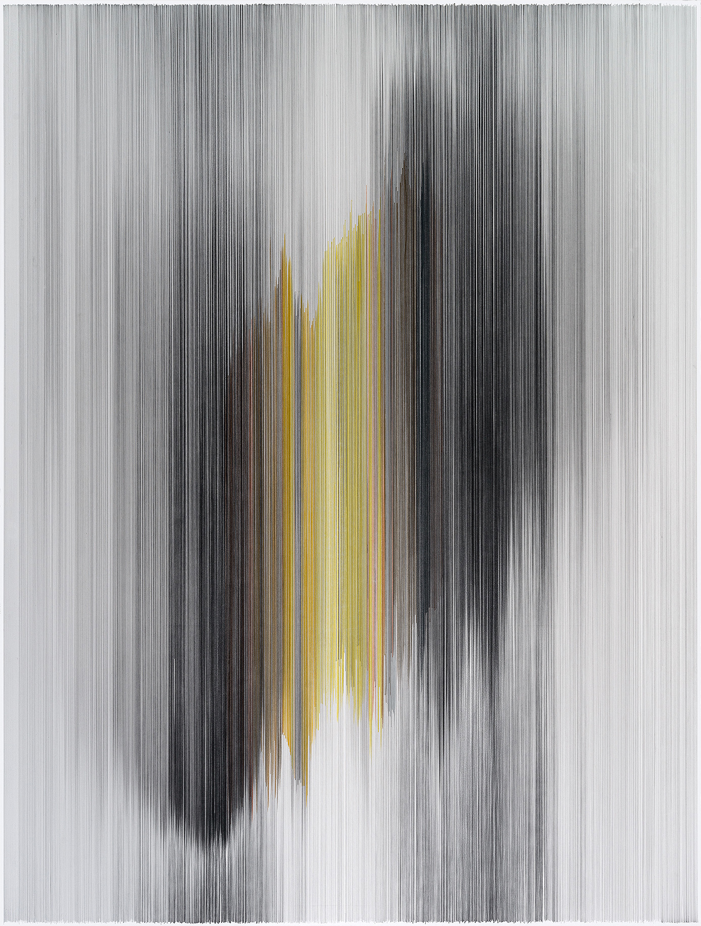    parallel 45   2014 graphite and colored pencil on mat board 80 x 60 inches 