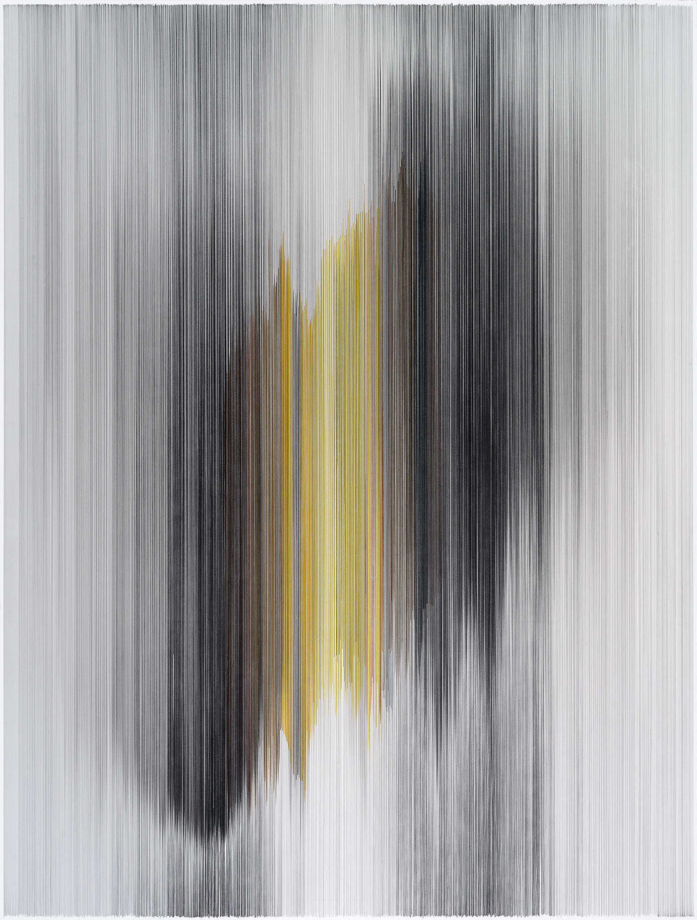 parallel 45 2014 graphite & colored pencil on mat board 60 by 80 inches
