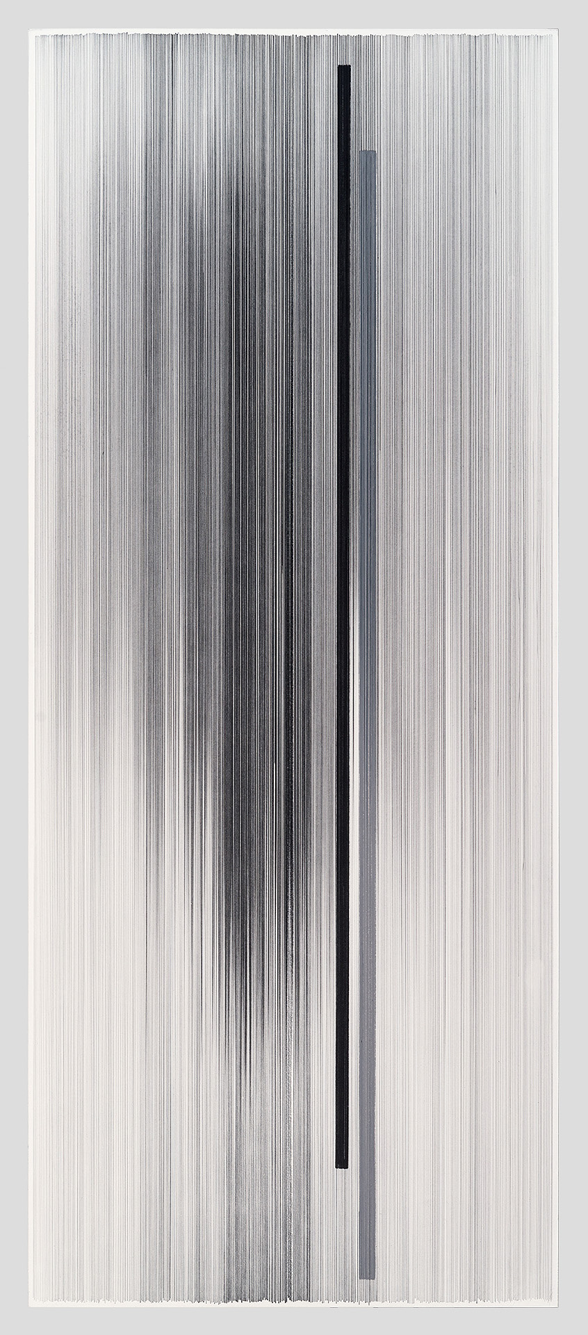    notations 02   2014 graphite and colored pencil on mat board 58 x 24 inches 