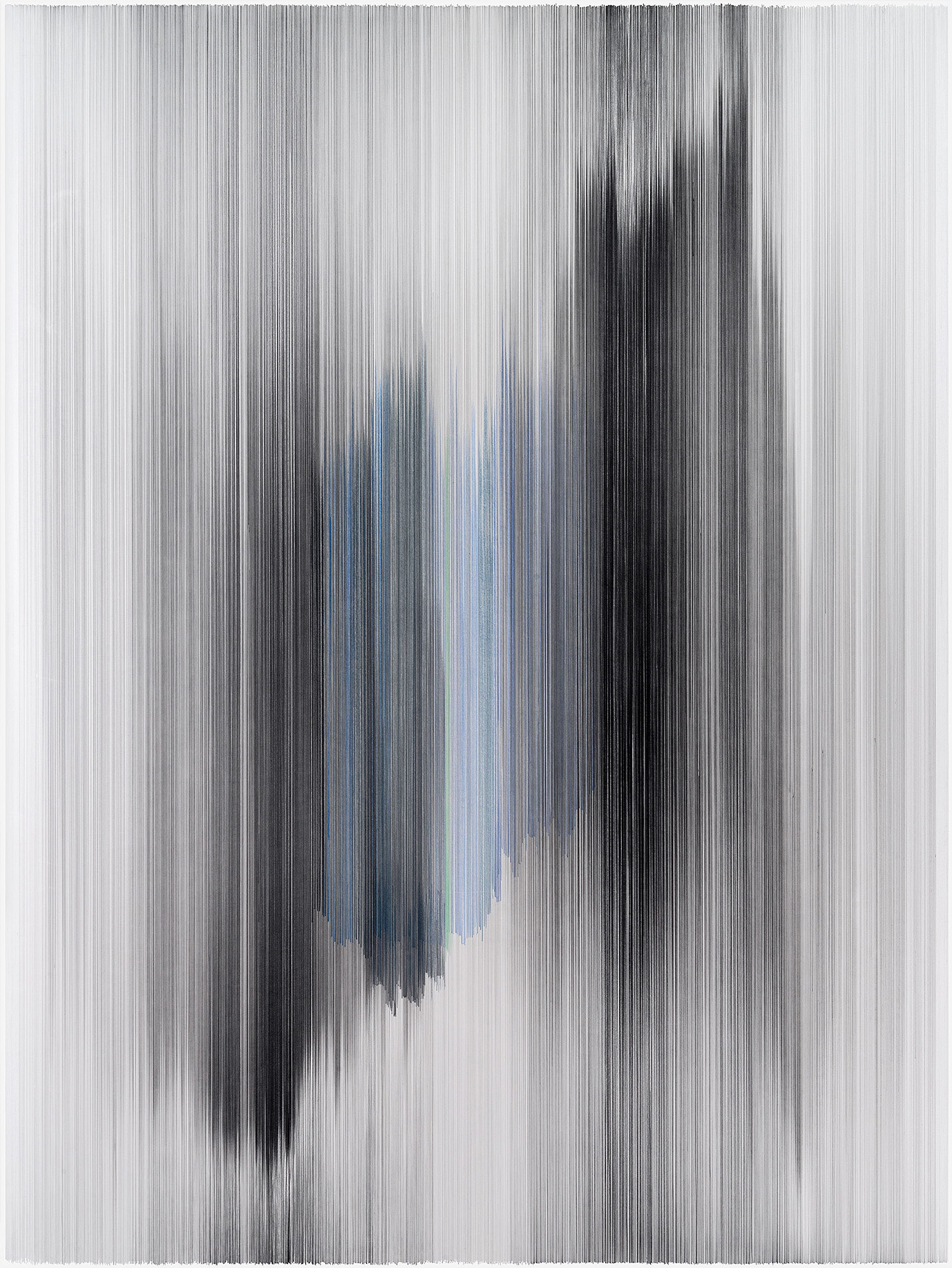 parallel 46 2014 graphite & colored pencil on mat board 60 by 80 inches private collection, Mission Hills, KS