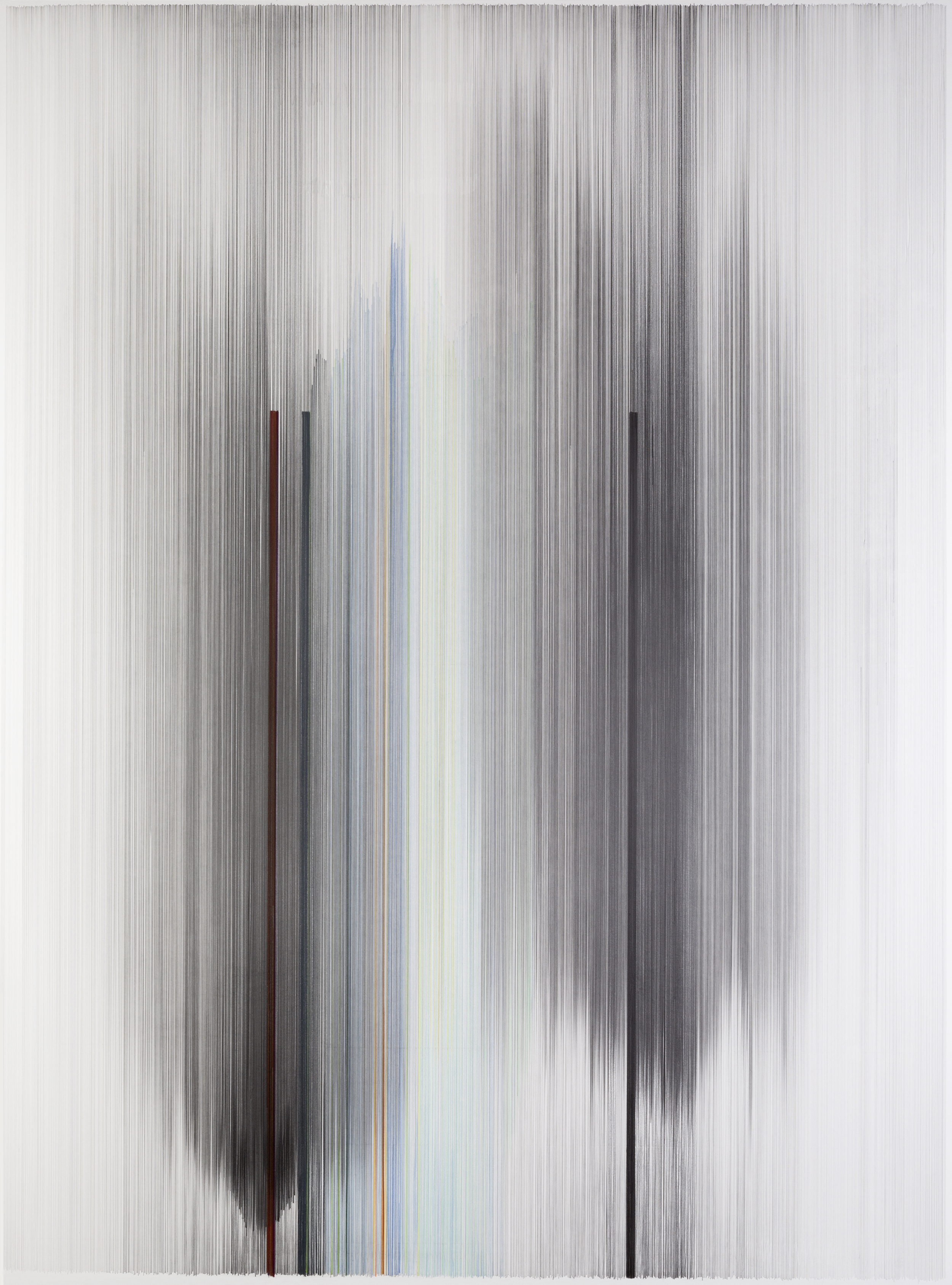    notations 11   2015 graphite and colored pencil on mat board 60 x 80 inches private collection 