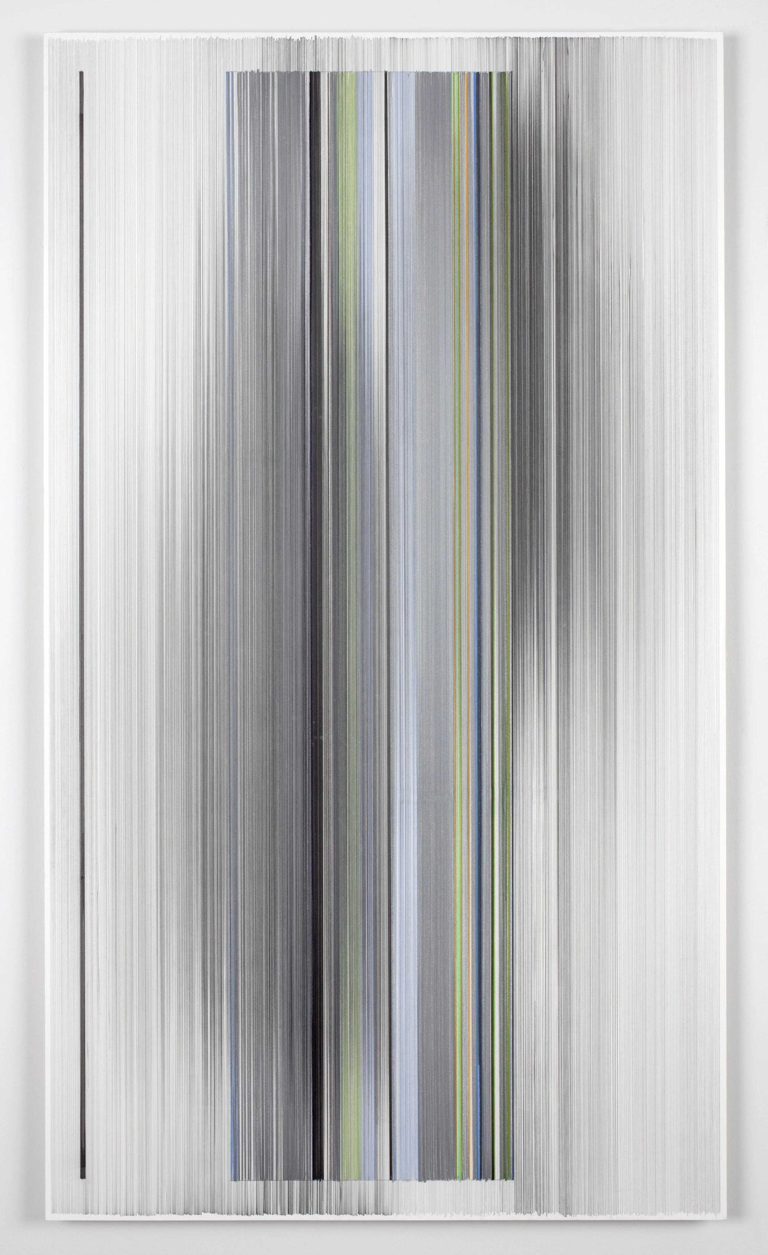 unfold 24 2016 graphite & colored pencil on mat board 34 by 59 inches