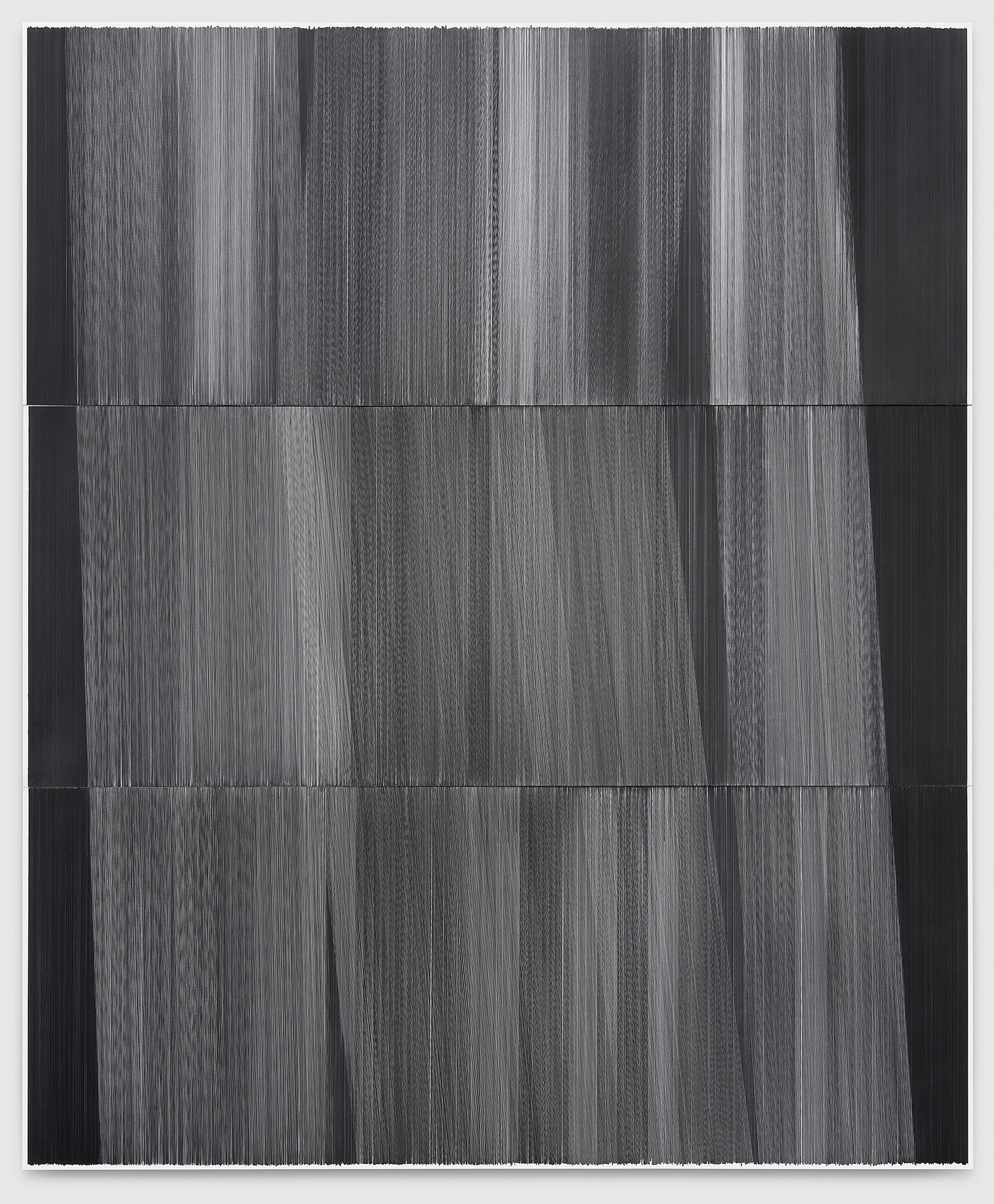    field drawing 02   2015 graphite on mat board 55 x 66 inches 