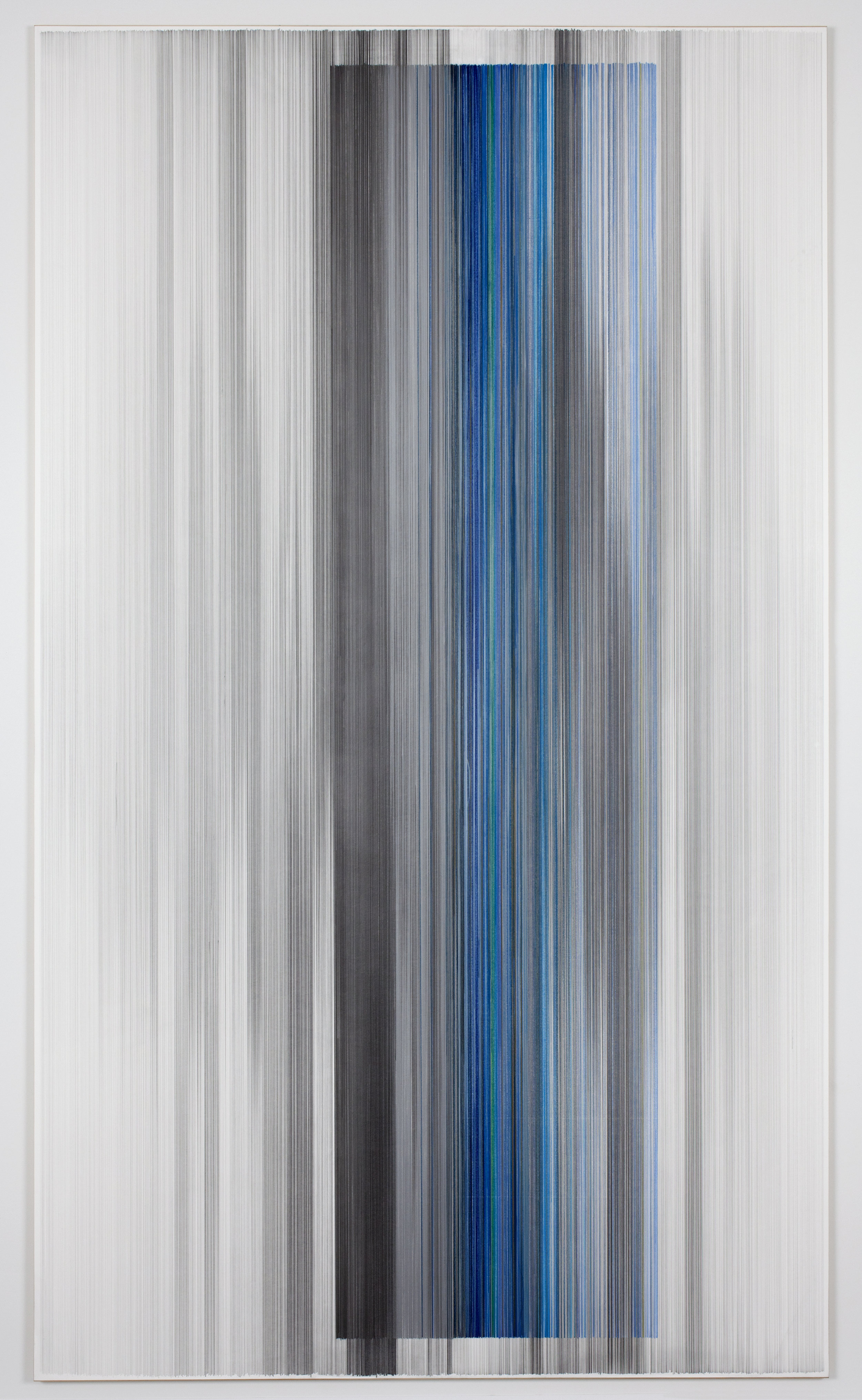    gravity is gravity   2016 graphite and colored pencil on mat board 102 x 59 inches 