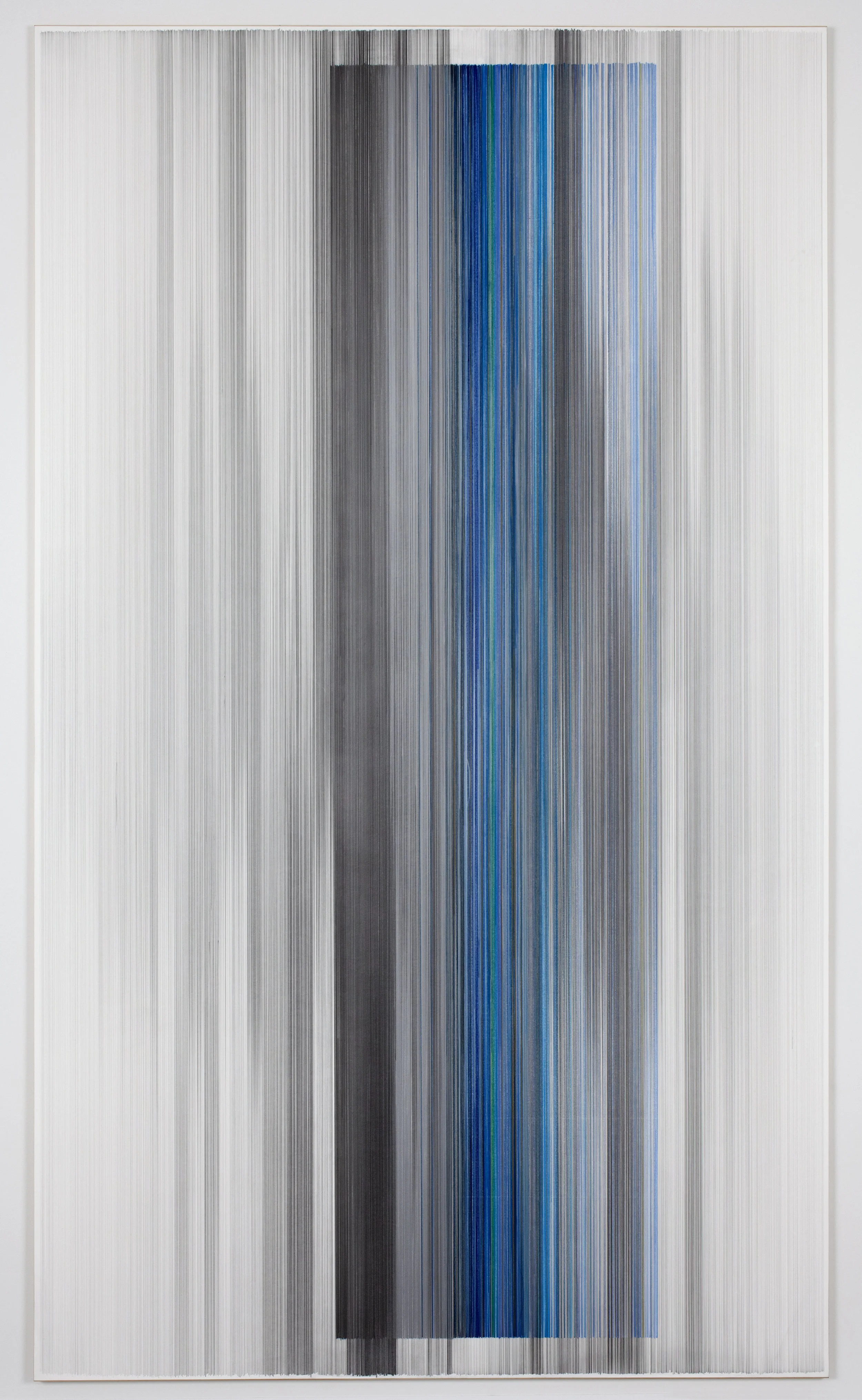 gravity is gravity 2016 graphite & colored pencil on mat board 59 by 102 inches