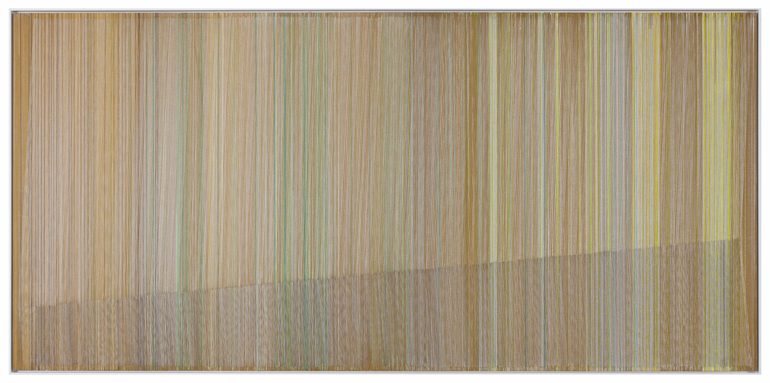 soil line 2016 graphite & colored pencil on mat board 24 by 40 inches