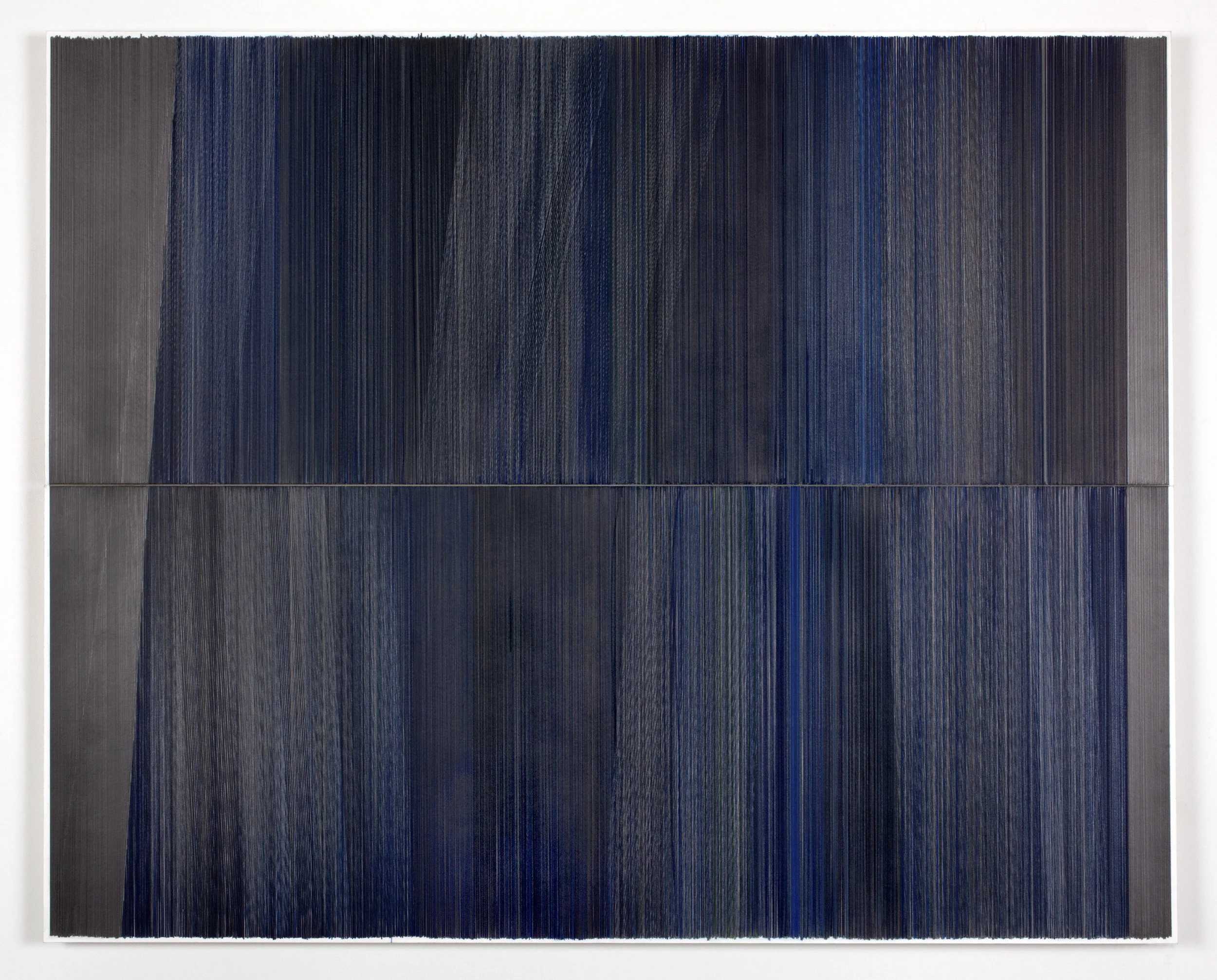 an old storm 2016 graphite & colored pencil on mat board 55 by 44 inches