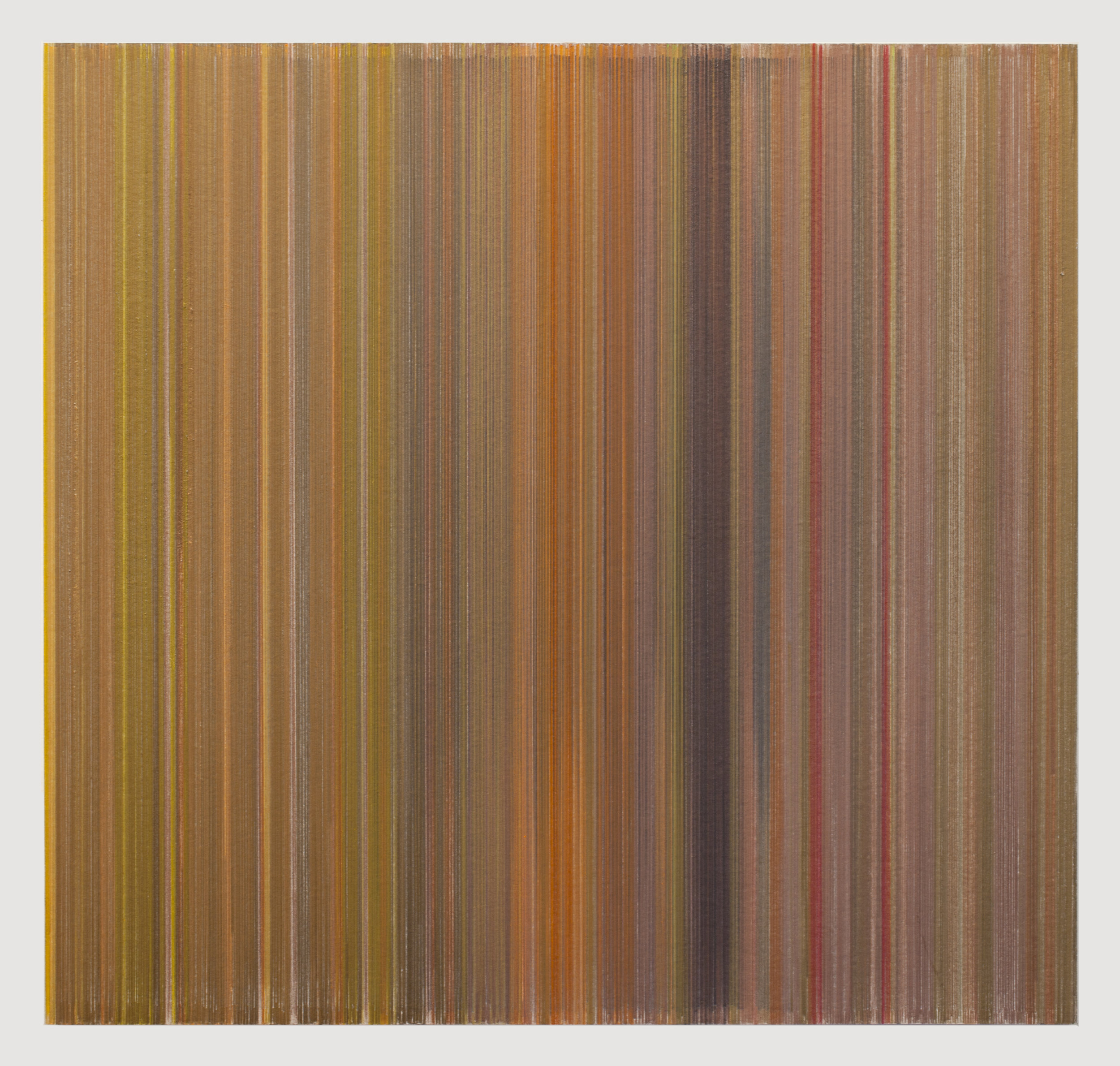    vertigo   2017 graphite and colored pencil on mat board 19 x 18 inches title from poem by Alice Oswald  Vertigo  from  Falling Awake , 2016, W.W. Norton &amp; Company 