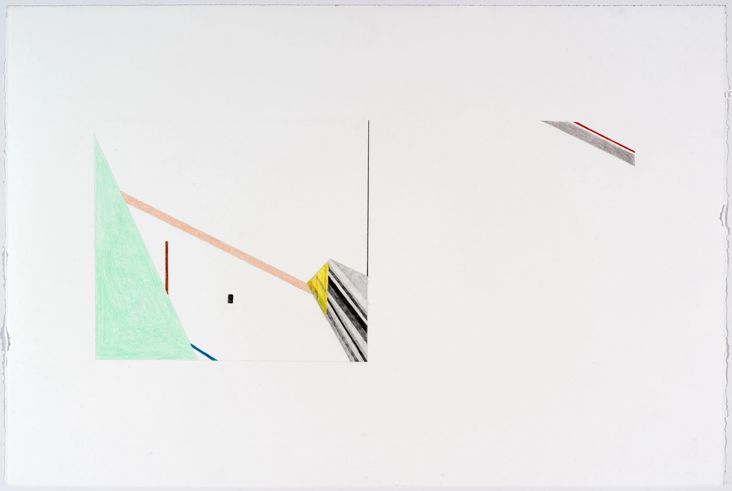 Anne Lindberg work of the collective 11 2017 graphite, acrylic and colored pencil on paper 20 by 15 inches photography by EG Schempf