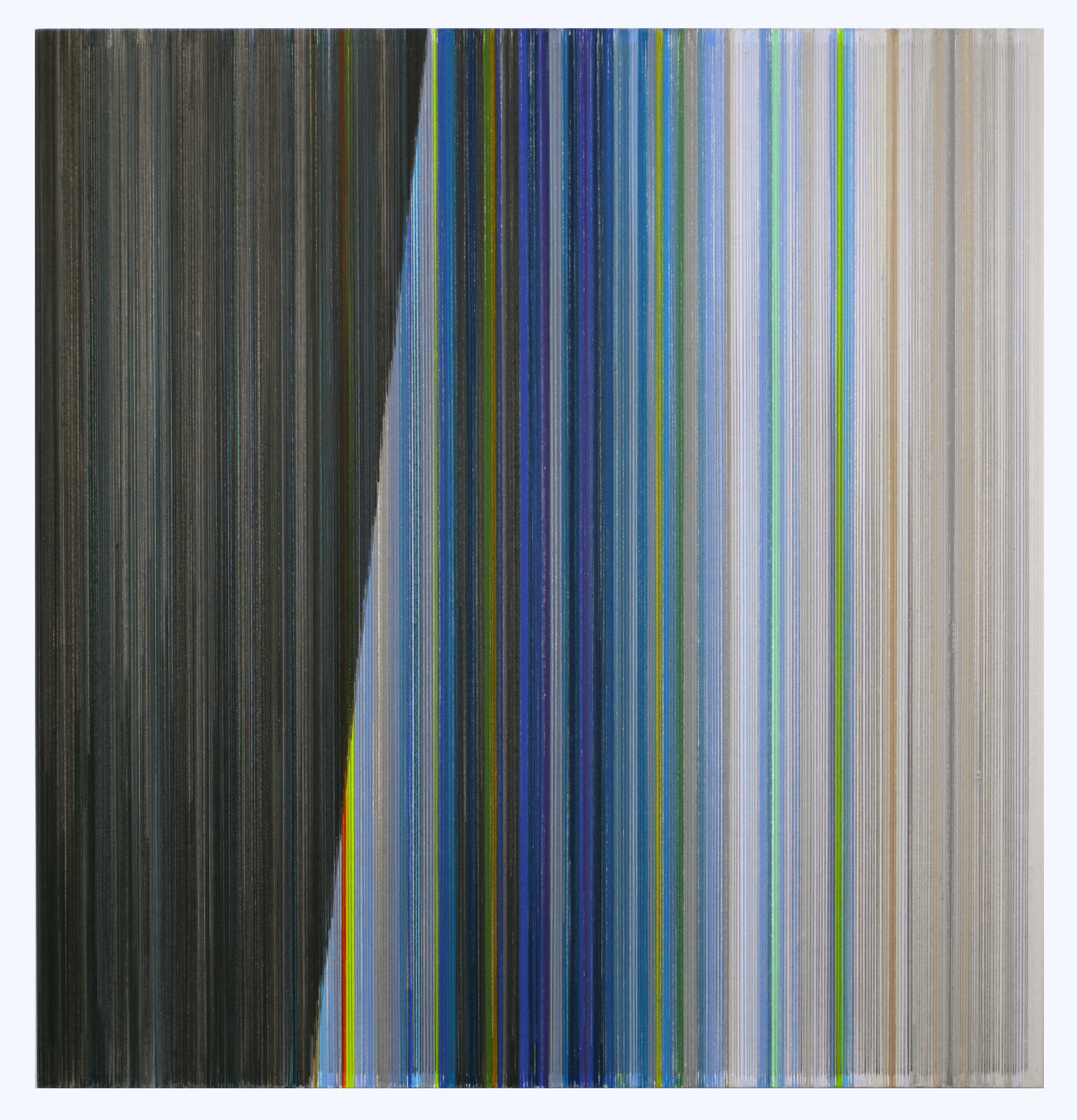    something clear 03   2019 graphite and colored pencil on mat board 19 x 18 inches 