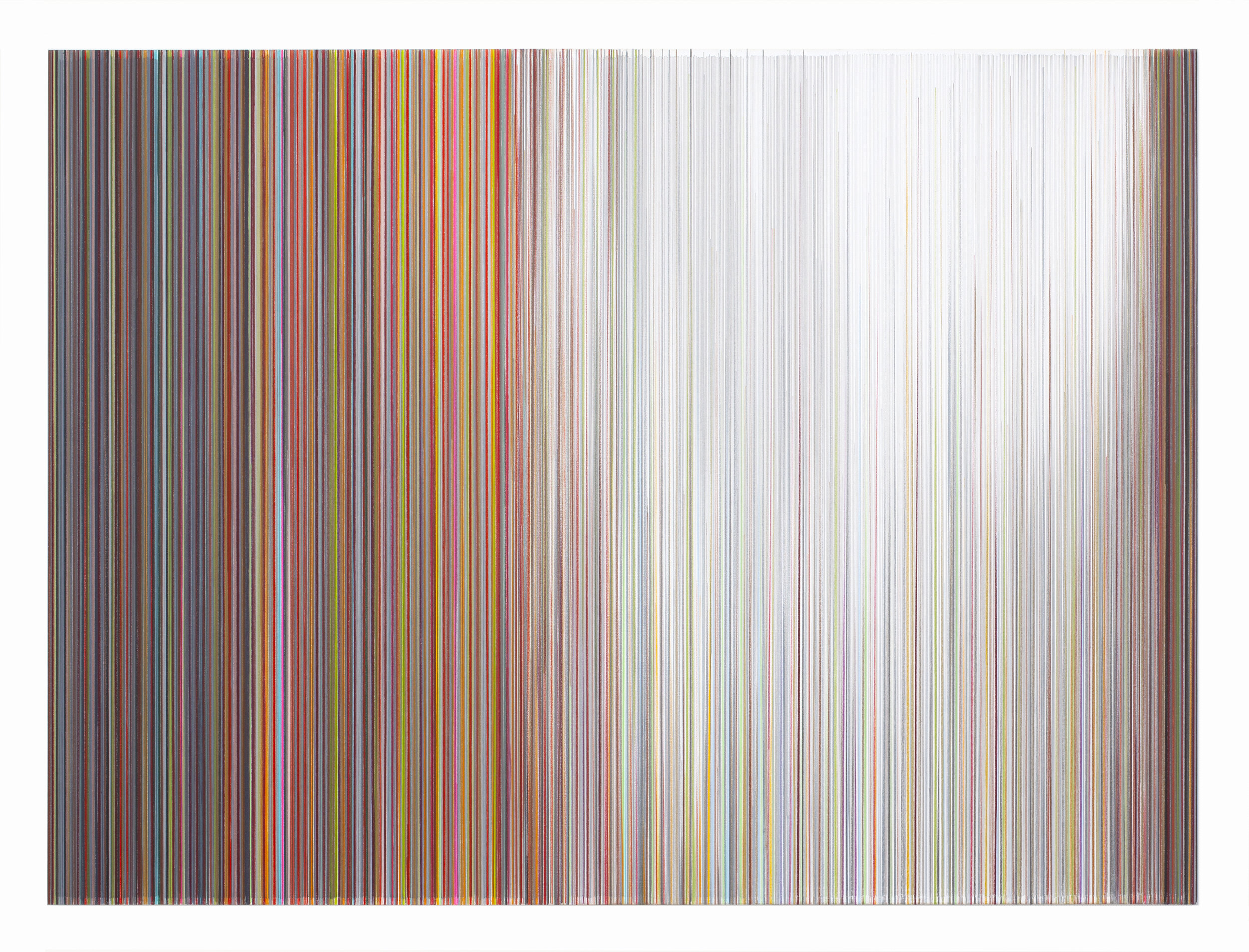    seeing in cycles   2020 graphite and colored pencil on mat board 34 by 46 inches included in   Everyday   at Haw Contemporary June 18 - August 6, 2021 