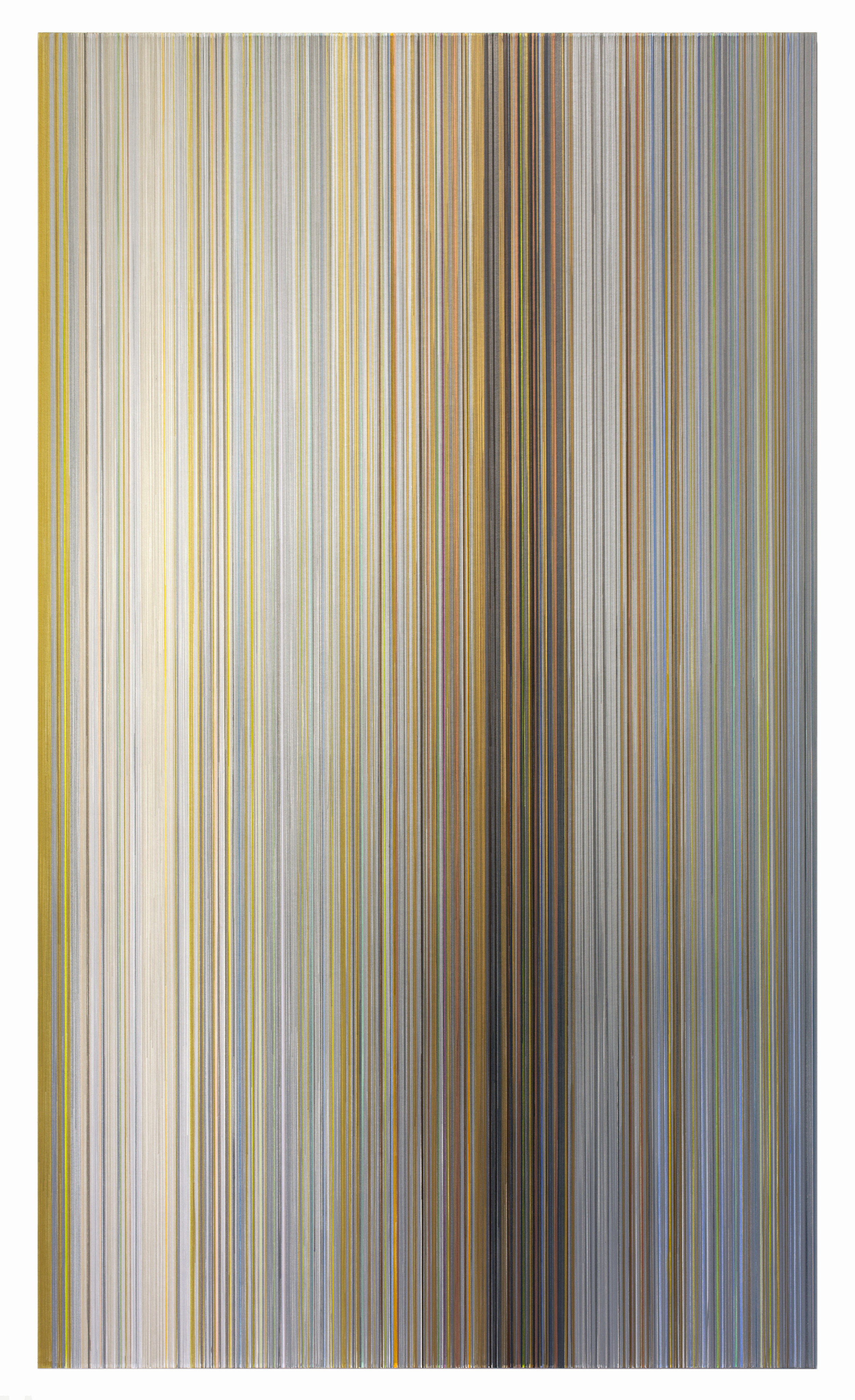    the small hours   2017 graphite and colored pencil on mat board 59 by 102 inches title from poem by Alice Oswald “Vertigo” from Falling Awake, (2016) W.W. Norton &amp; Company Collection of the Chicago Exchange   