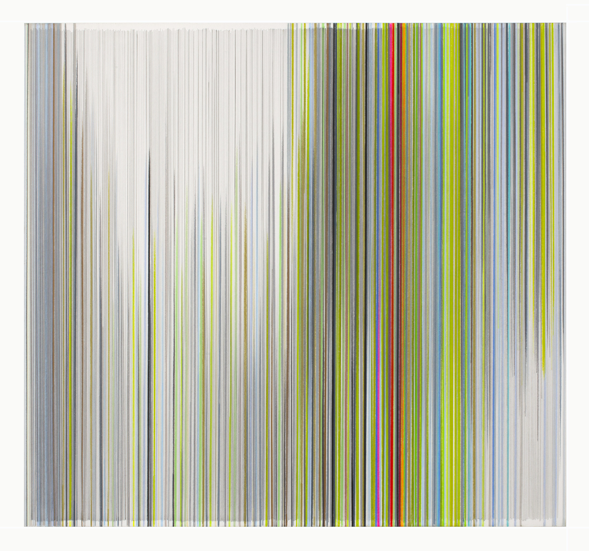    flash: memory   2021 graphite and colored pencil on mat board 24 by 26 inches included in   Everyday   at Haw Contemporary June 18 - August 6, 2021 