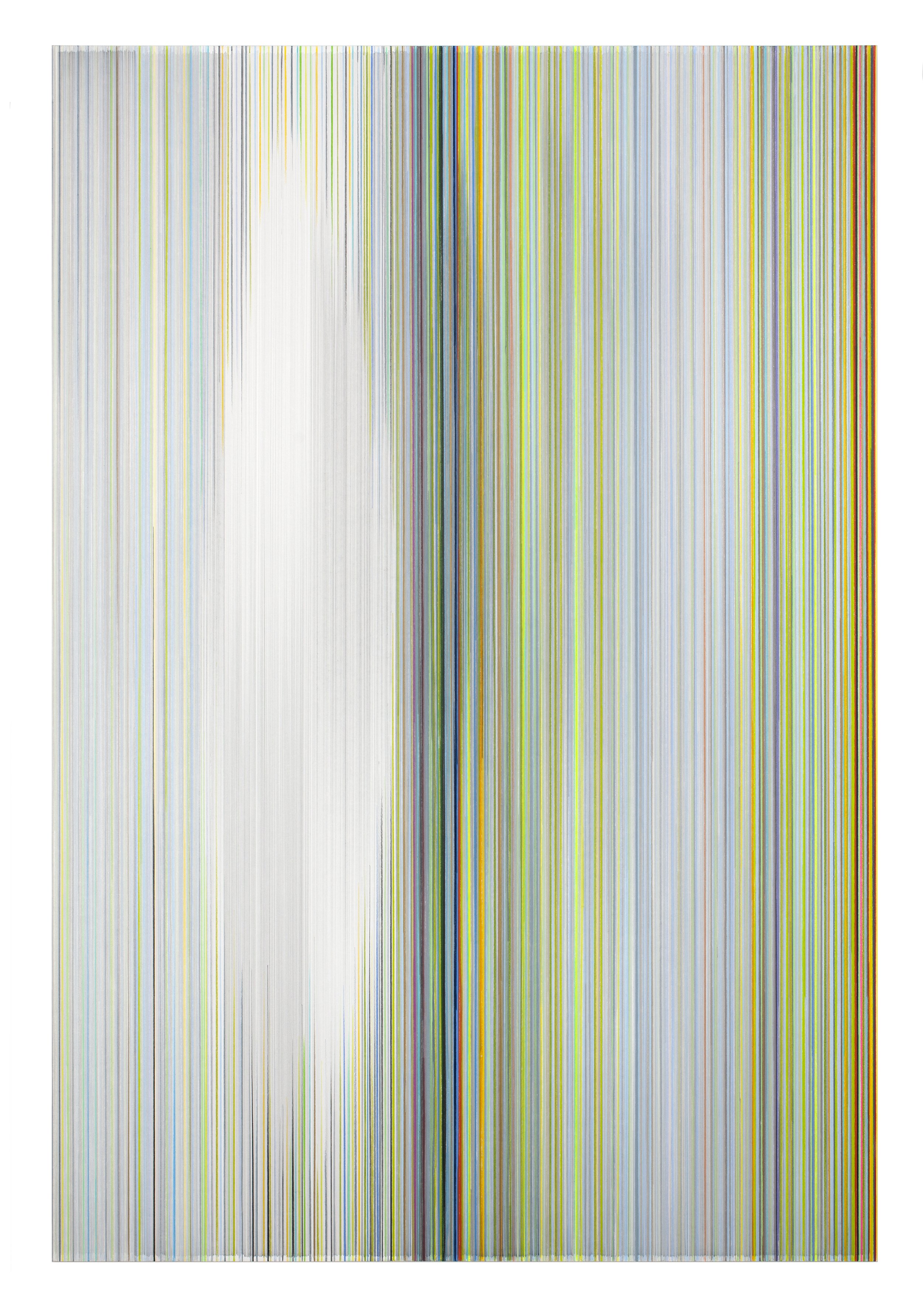    apparition everyday   2022 graphite and colored pencil on mat board 62 x 43 inches 
