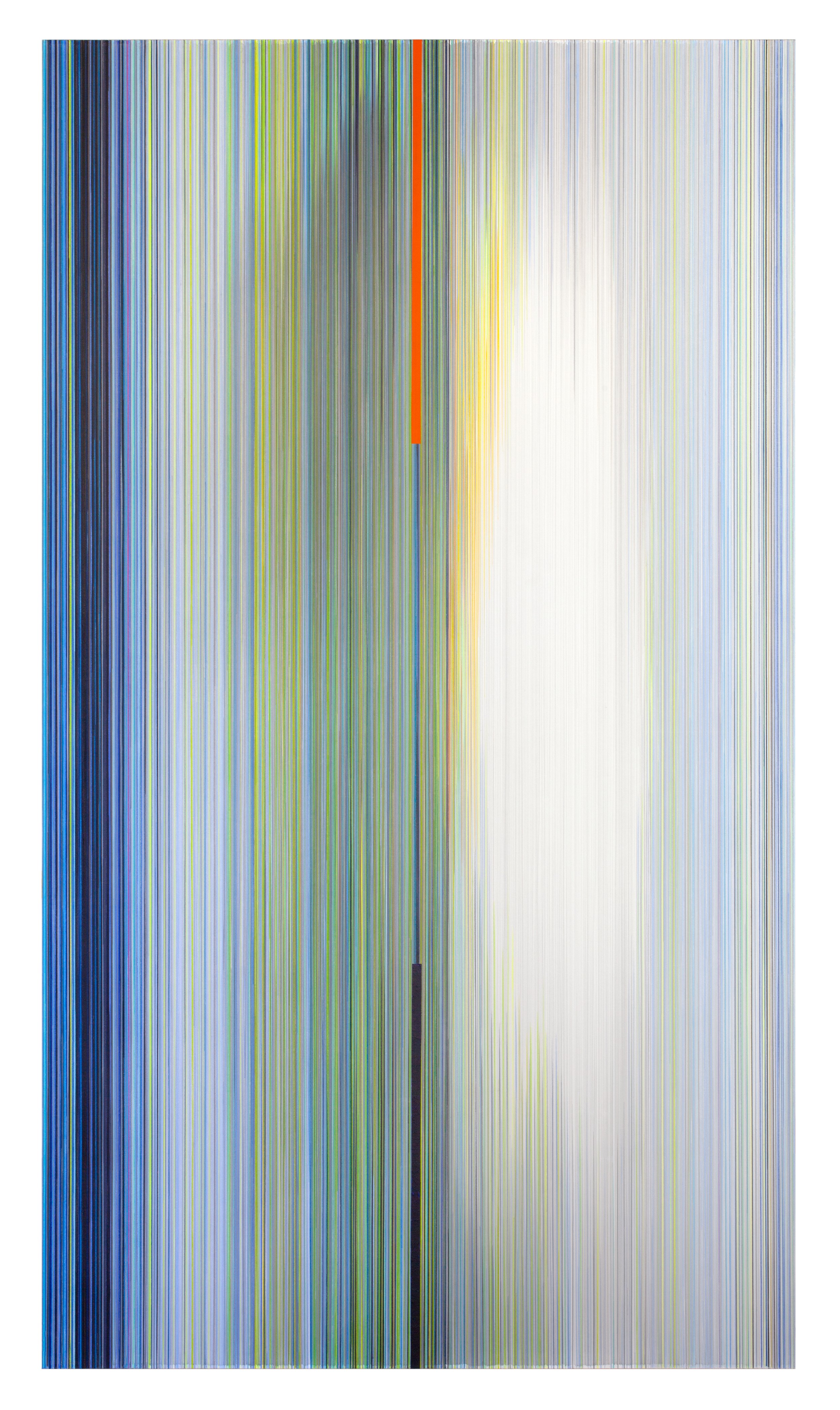    inseparable   2023 graphite and colored pencil on mat board 104 x 59 inches 