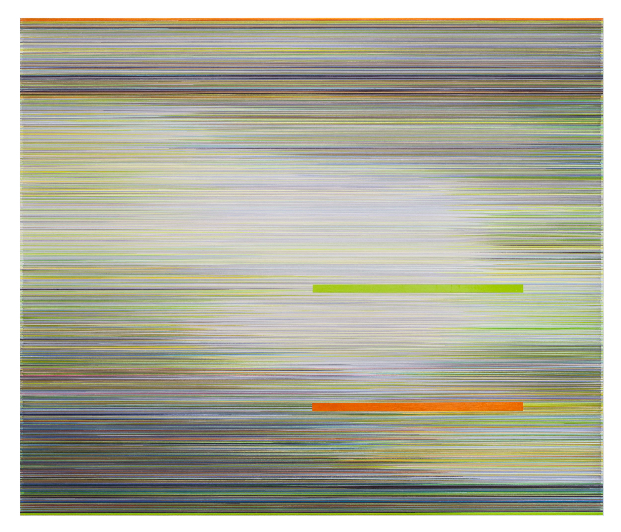 unseen 2025 graphite and colored pencil on mat board 60 × 70 inches