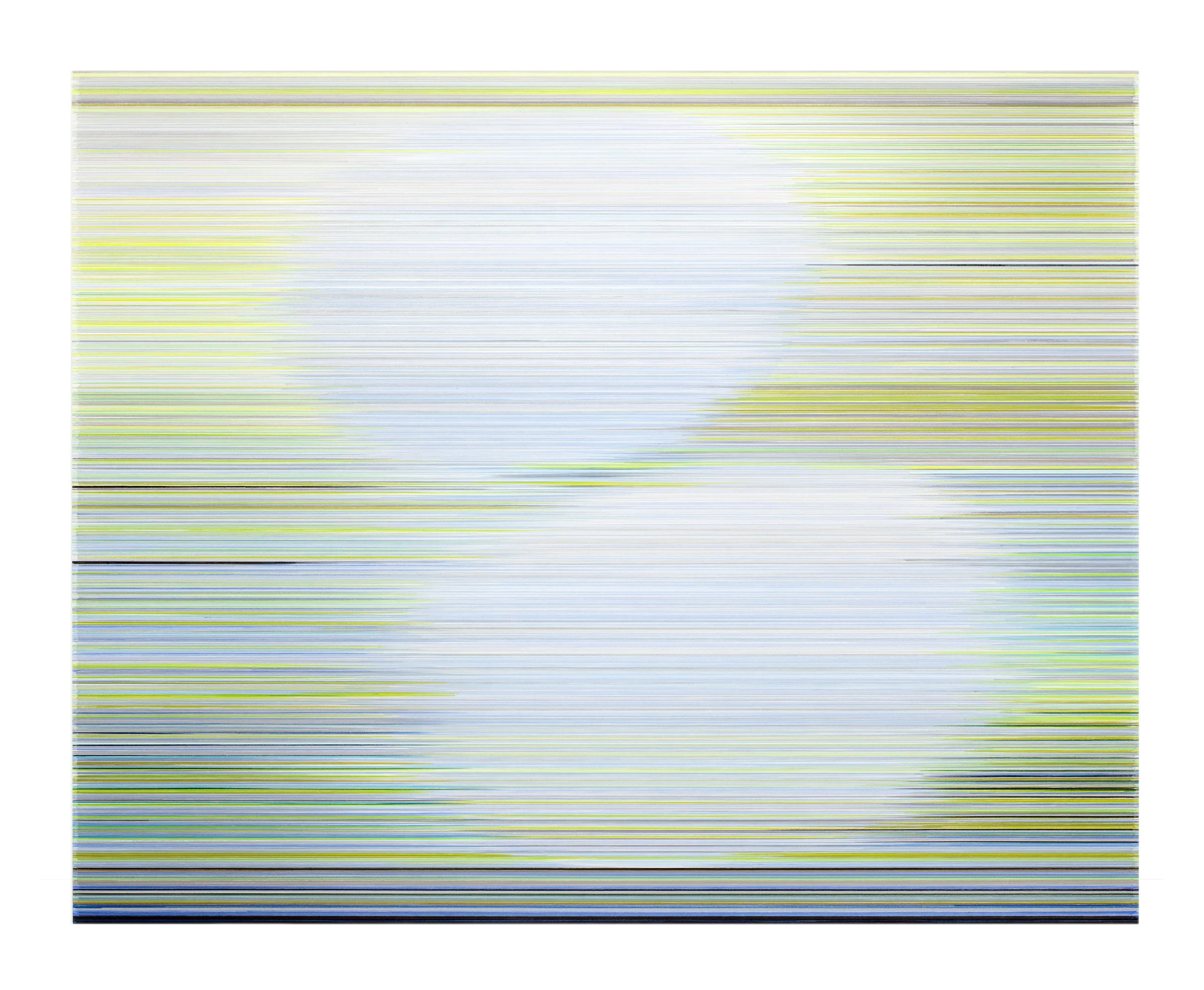    half-light   2025 graphite and colored pencil on mat board 40 × 50 inches photography by the artist 