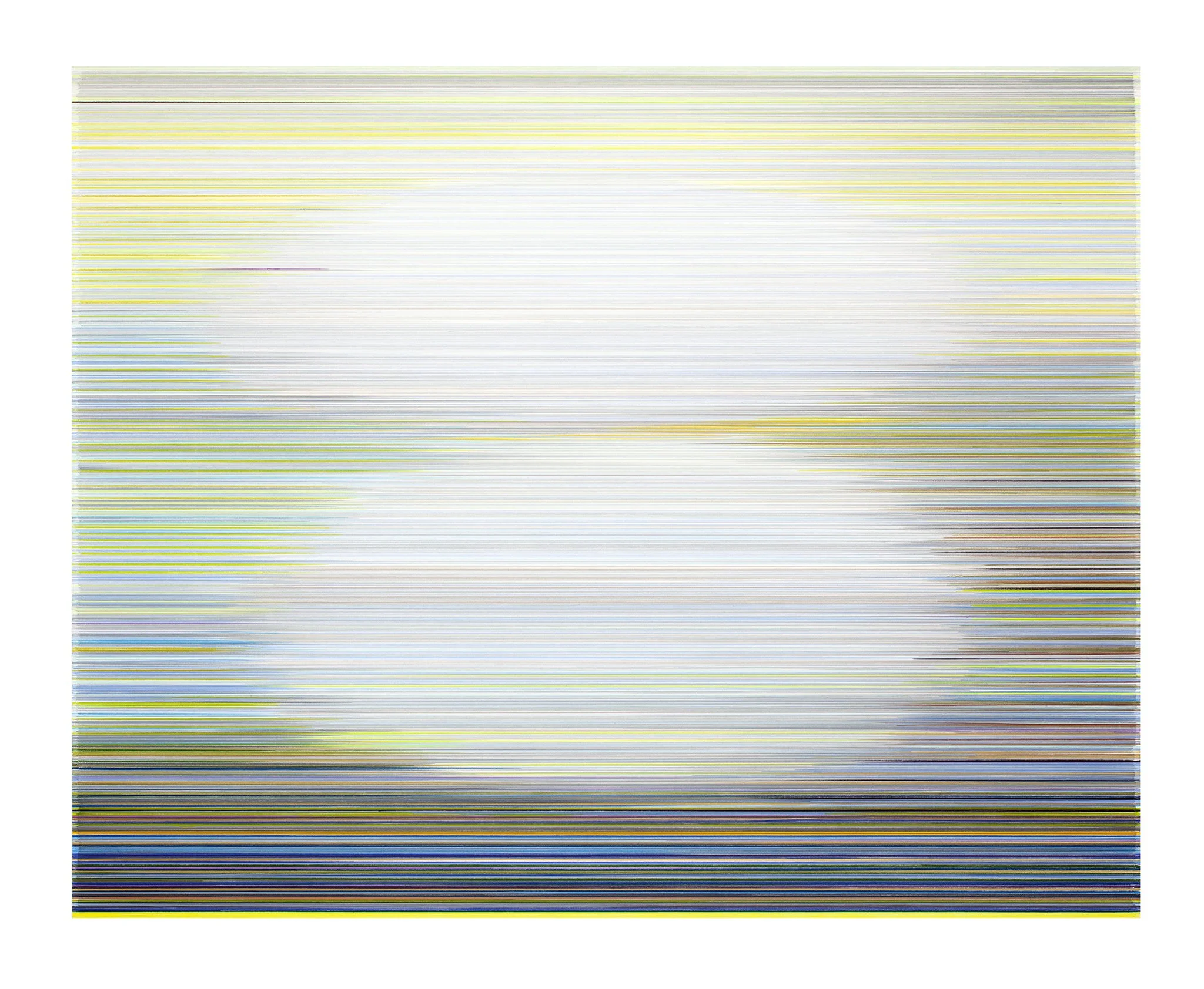    first light    2025 graphite and colored pencil on mat board 40 × 50 inches photography by the artist 