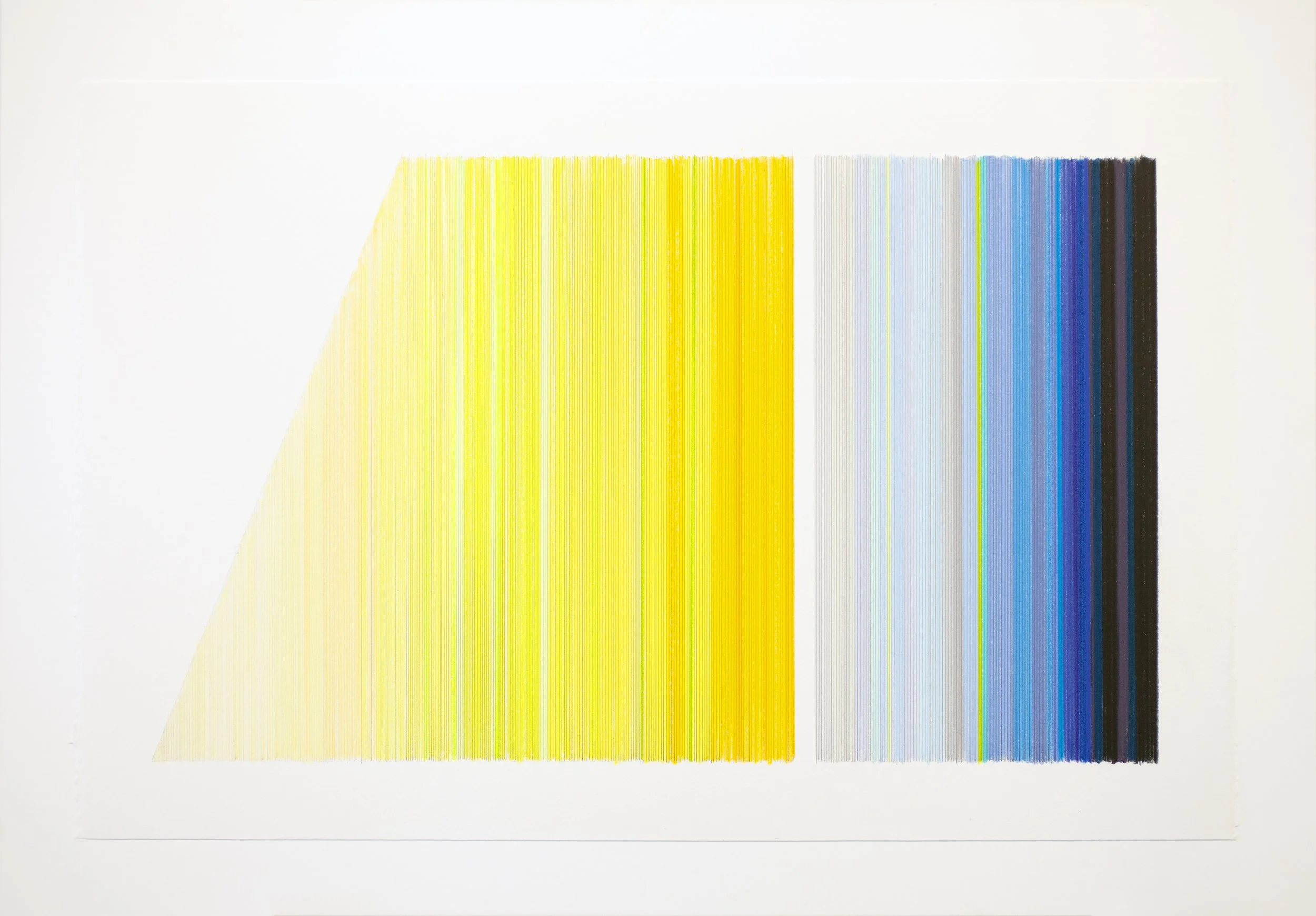    scale-slide 07   2026 graphite and colored pencil on paper 17.75 × 25.5 inches 