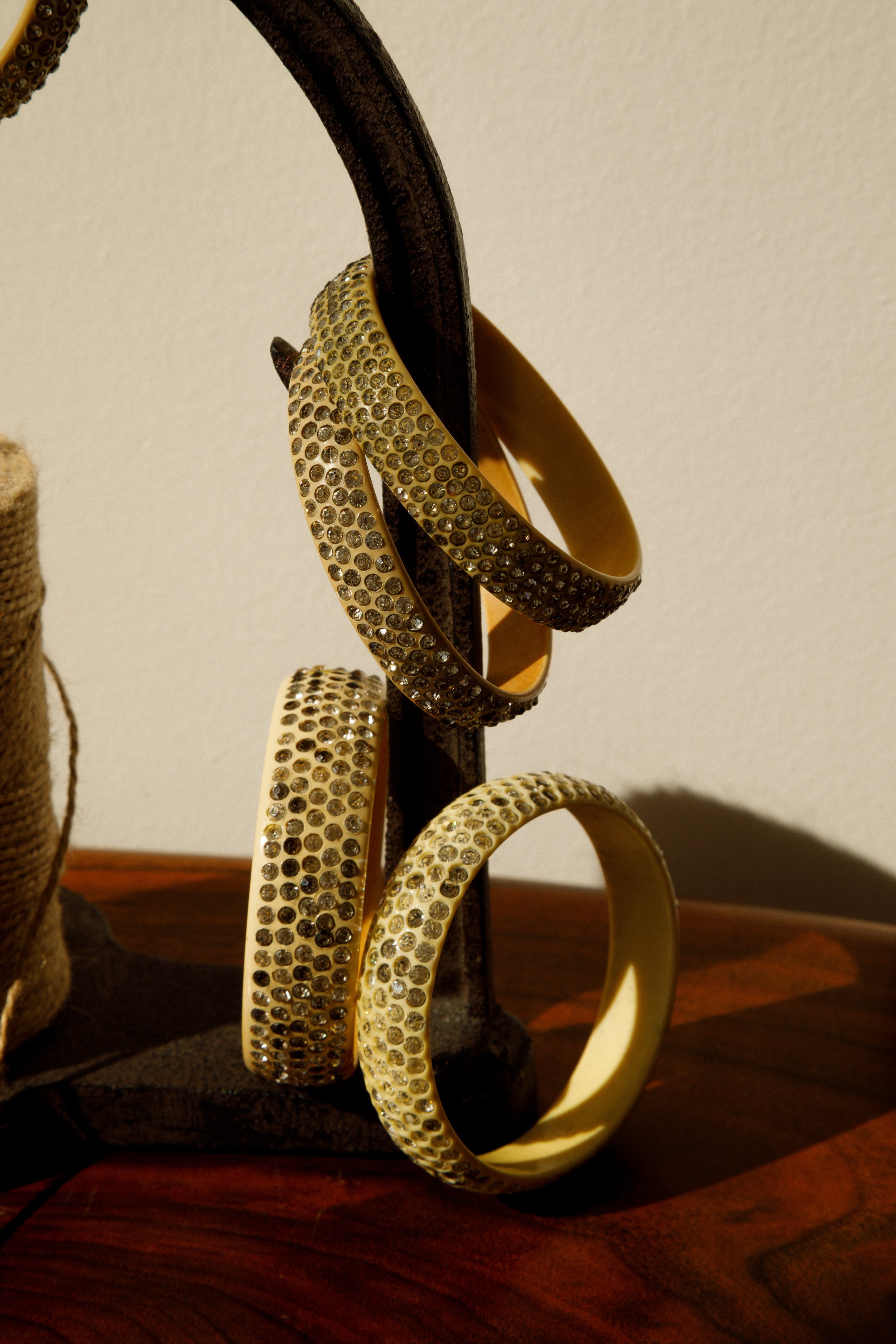 rhinestone bangle- narrow