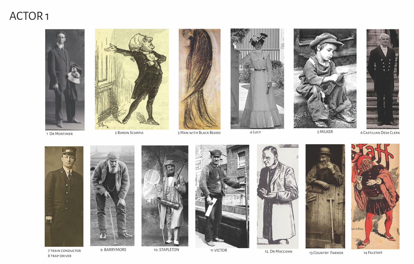 ACTOR 1 RESEARCH