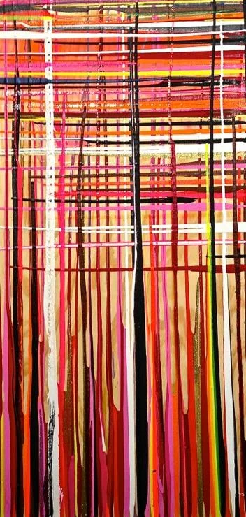 "Warm" 5"x2"x2" ink on paper on aluminum can 2011