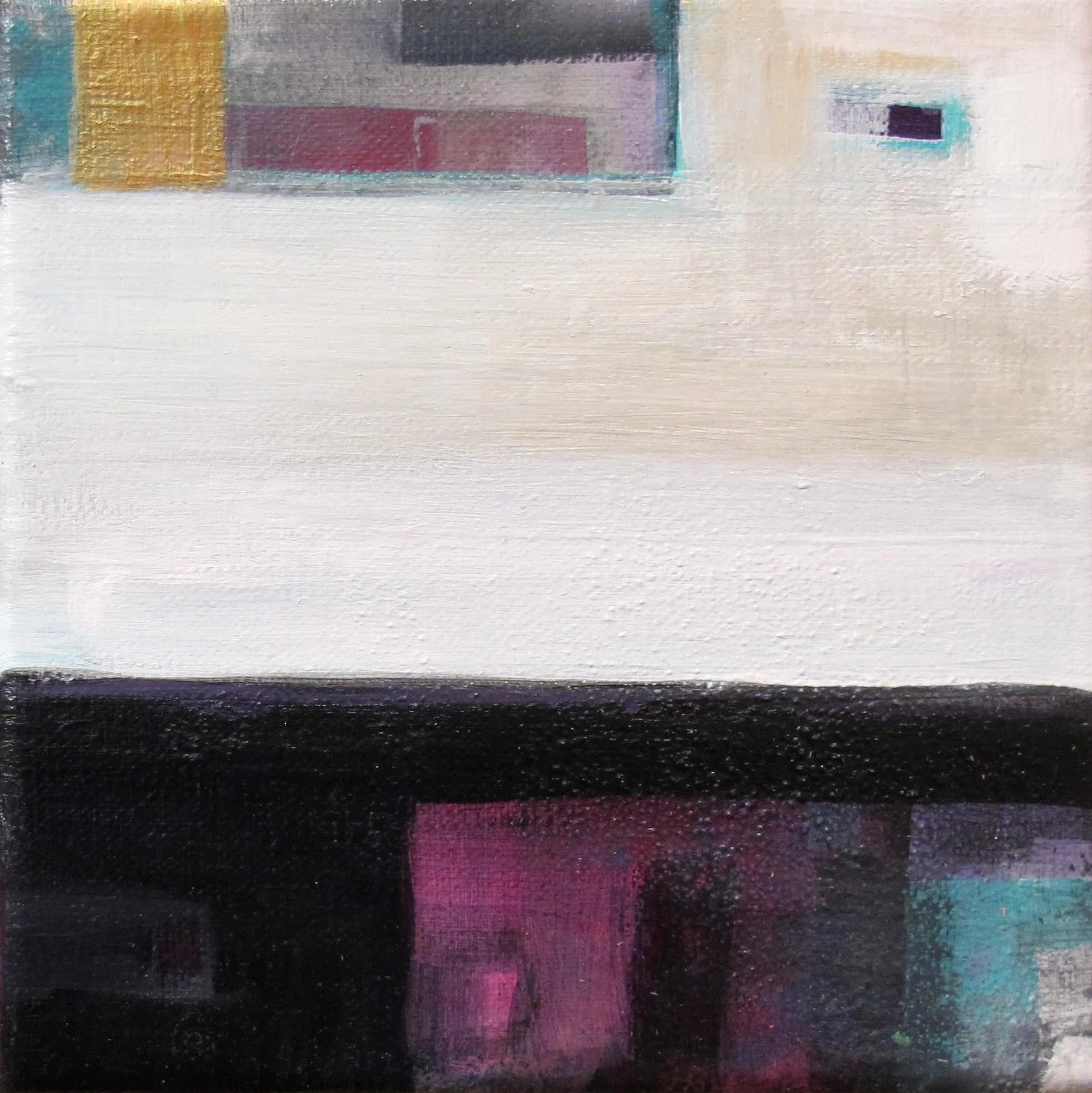 "No Envy No Fear"  6"x6" acrylic 2010