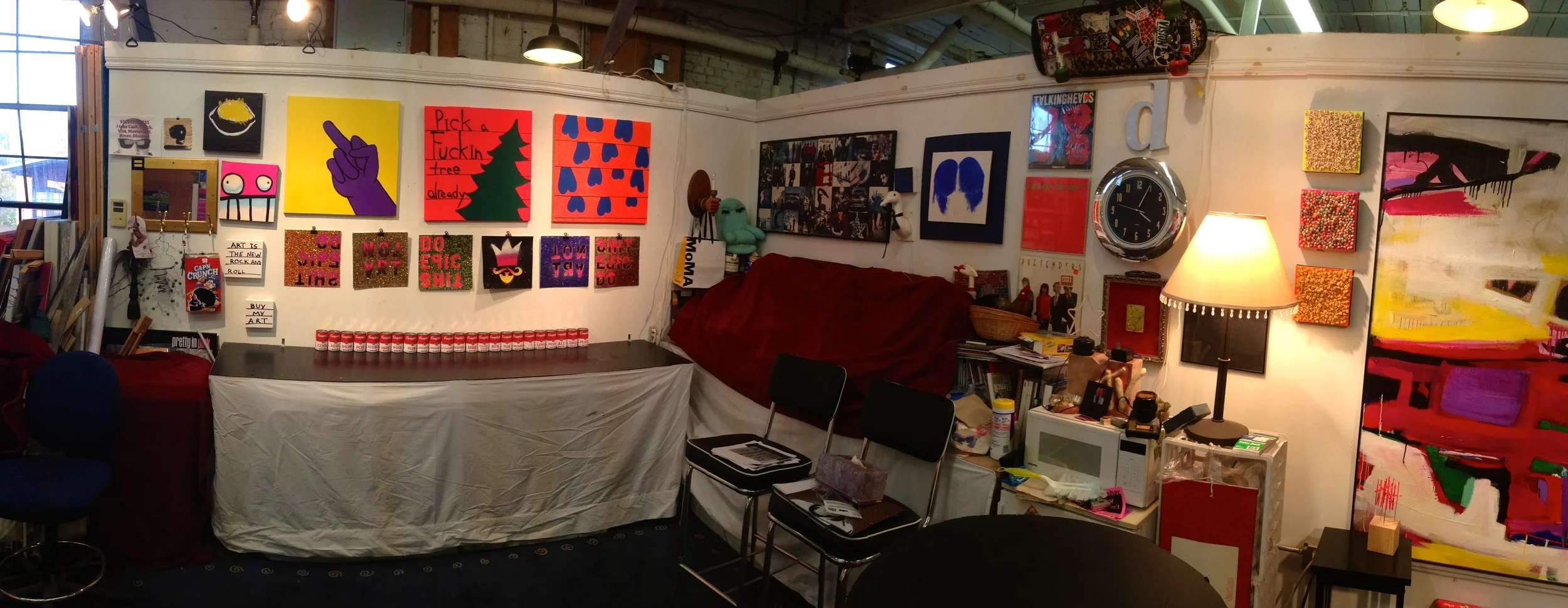 Studio Wall View "DOEPICSHIT" 2013